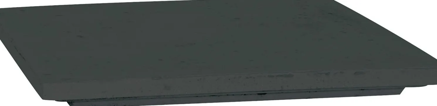 Fleur Ami Polystonestyle Deckel 35x35/3 cm anthrazit