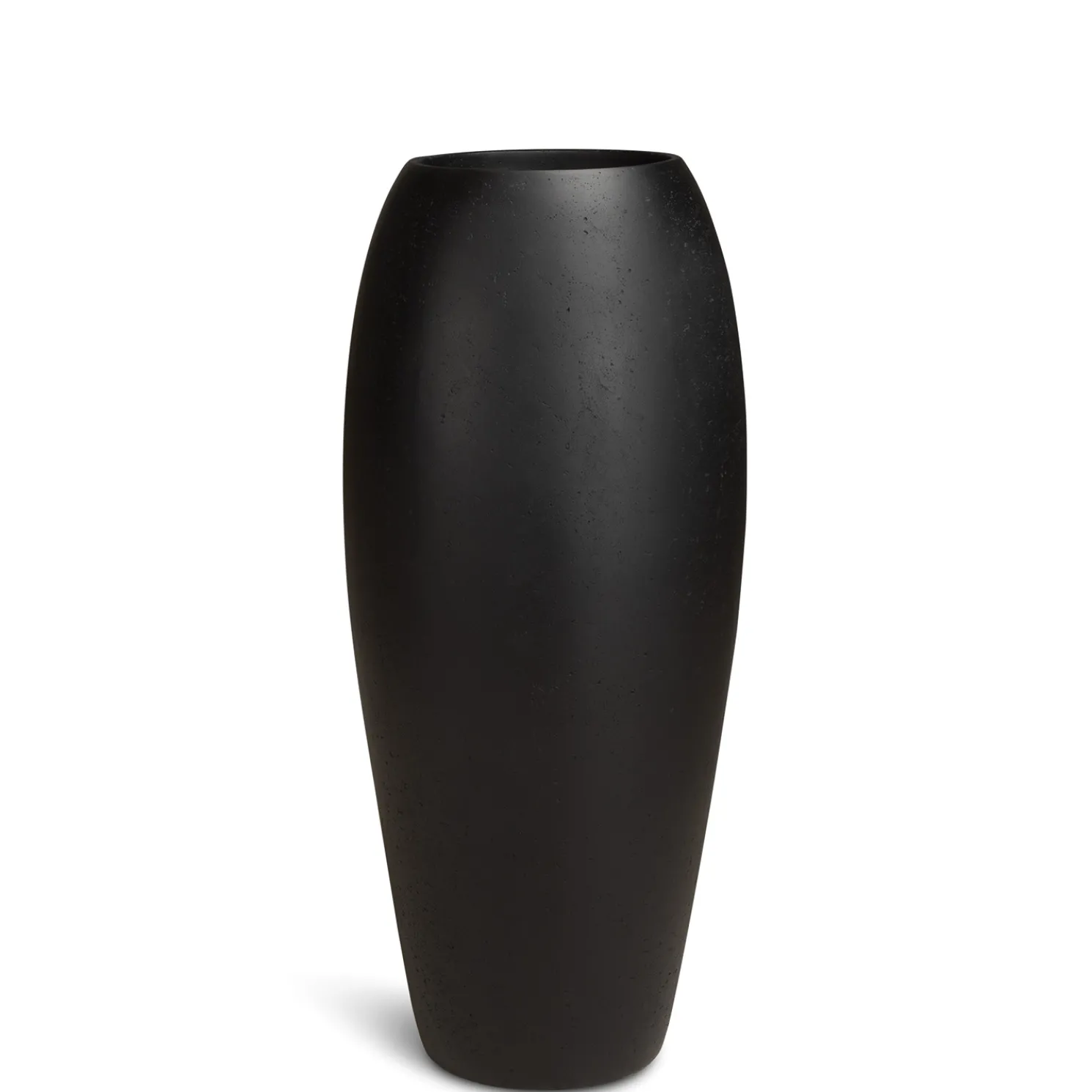 Fleur Ami Polystone Essence hoher Pflanzkübel Ø 39 cm, Höhe 90 cm anthrazit