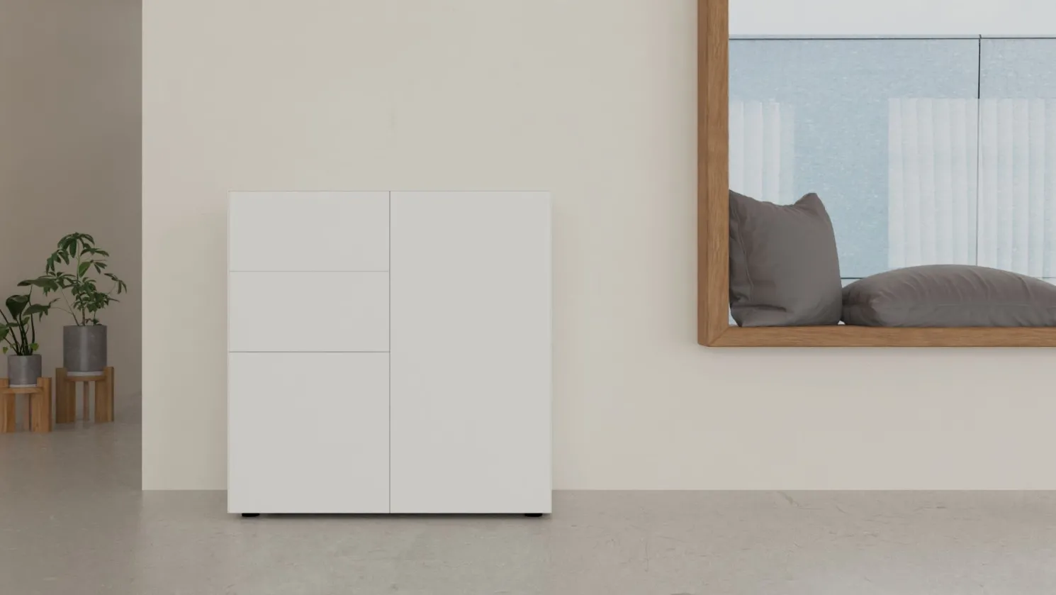 form1 Create Kombikommode mit 2 Schubkästen, 2 Türen Ocean Gleiter