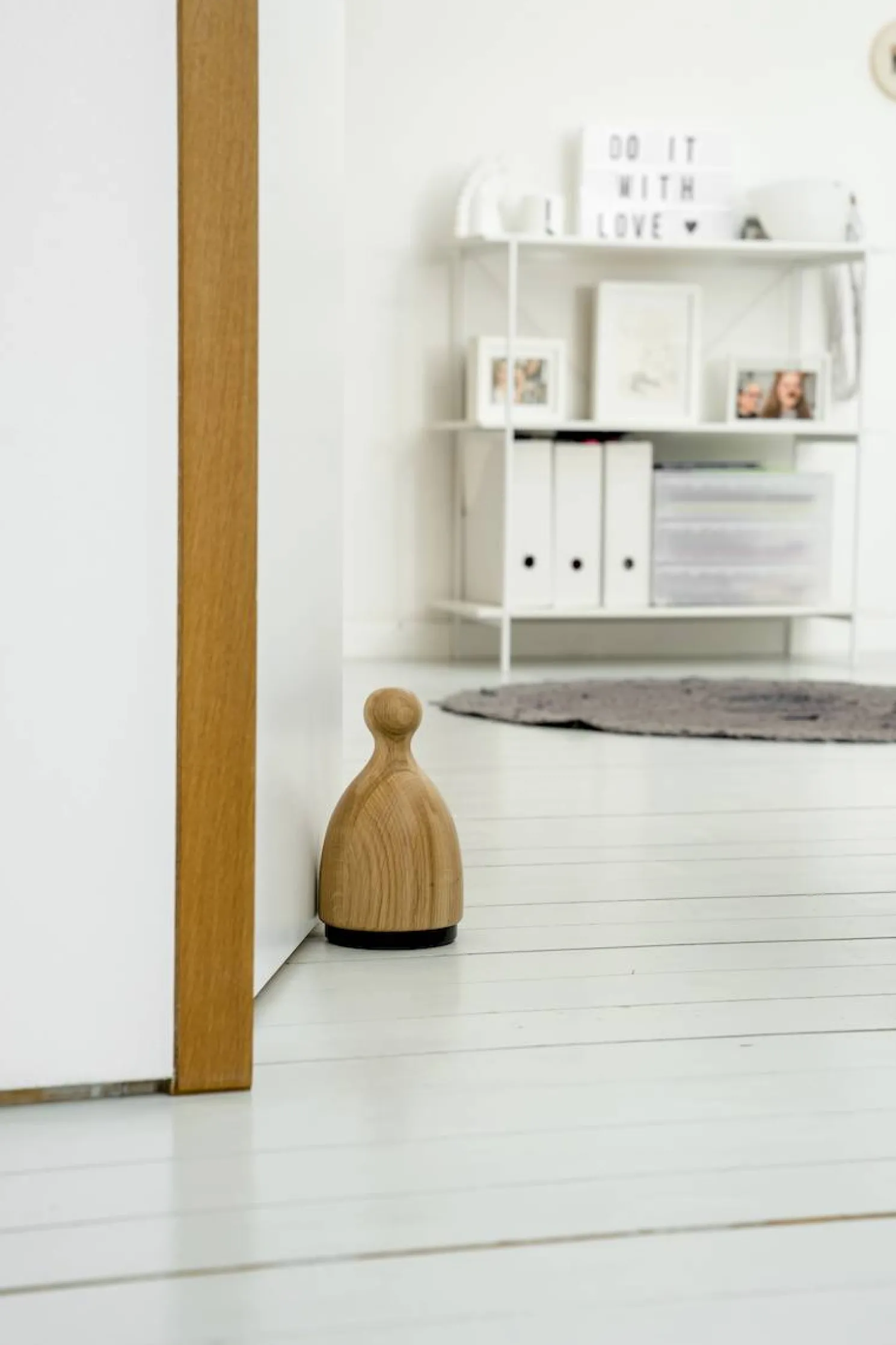 Depot4Design DOOR STOP - massiver Türstopper - Eiche und Granit
