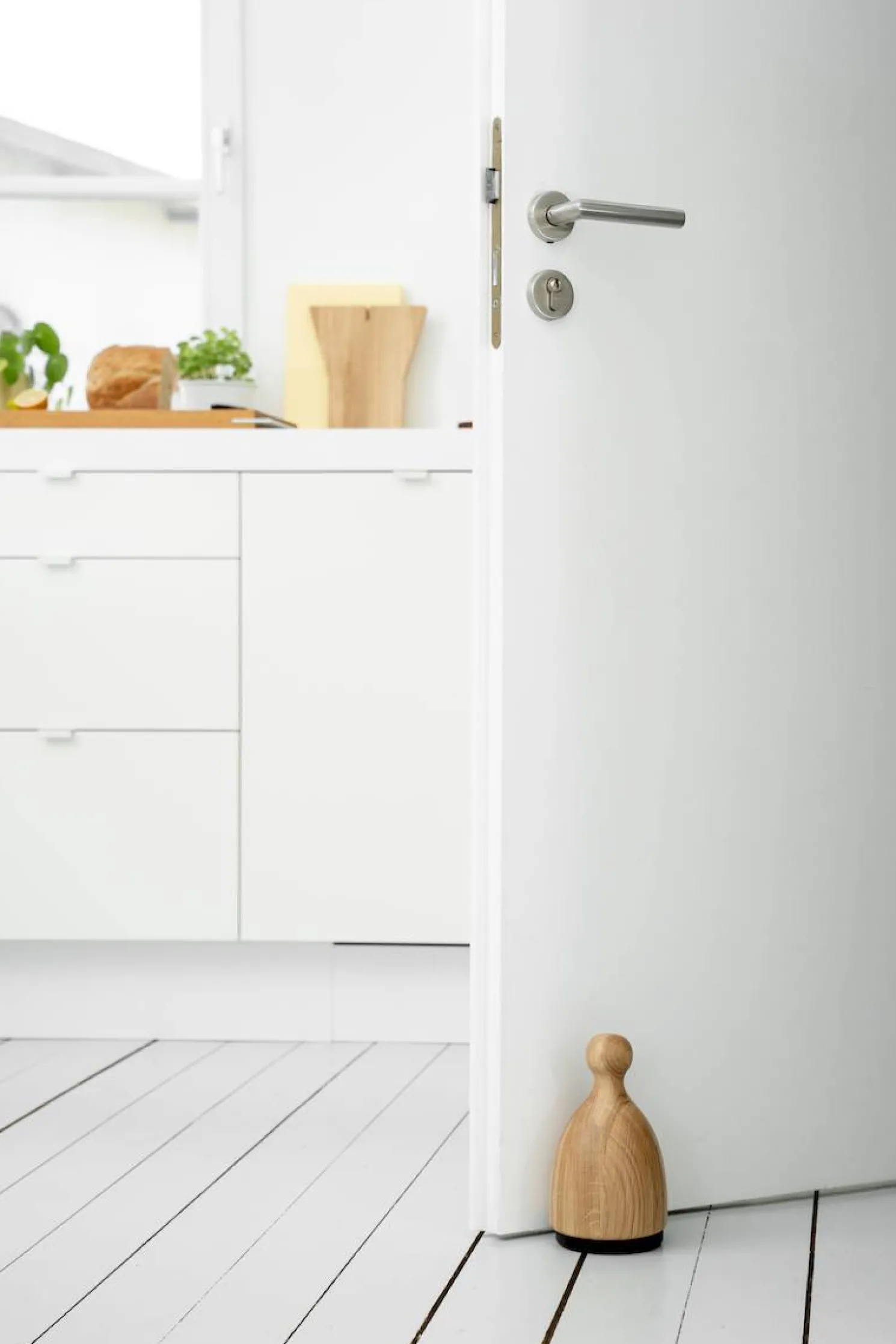 Depot4Design DOOR STOP - massiver Türstopper - Eiche und Granit