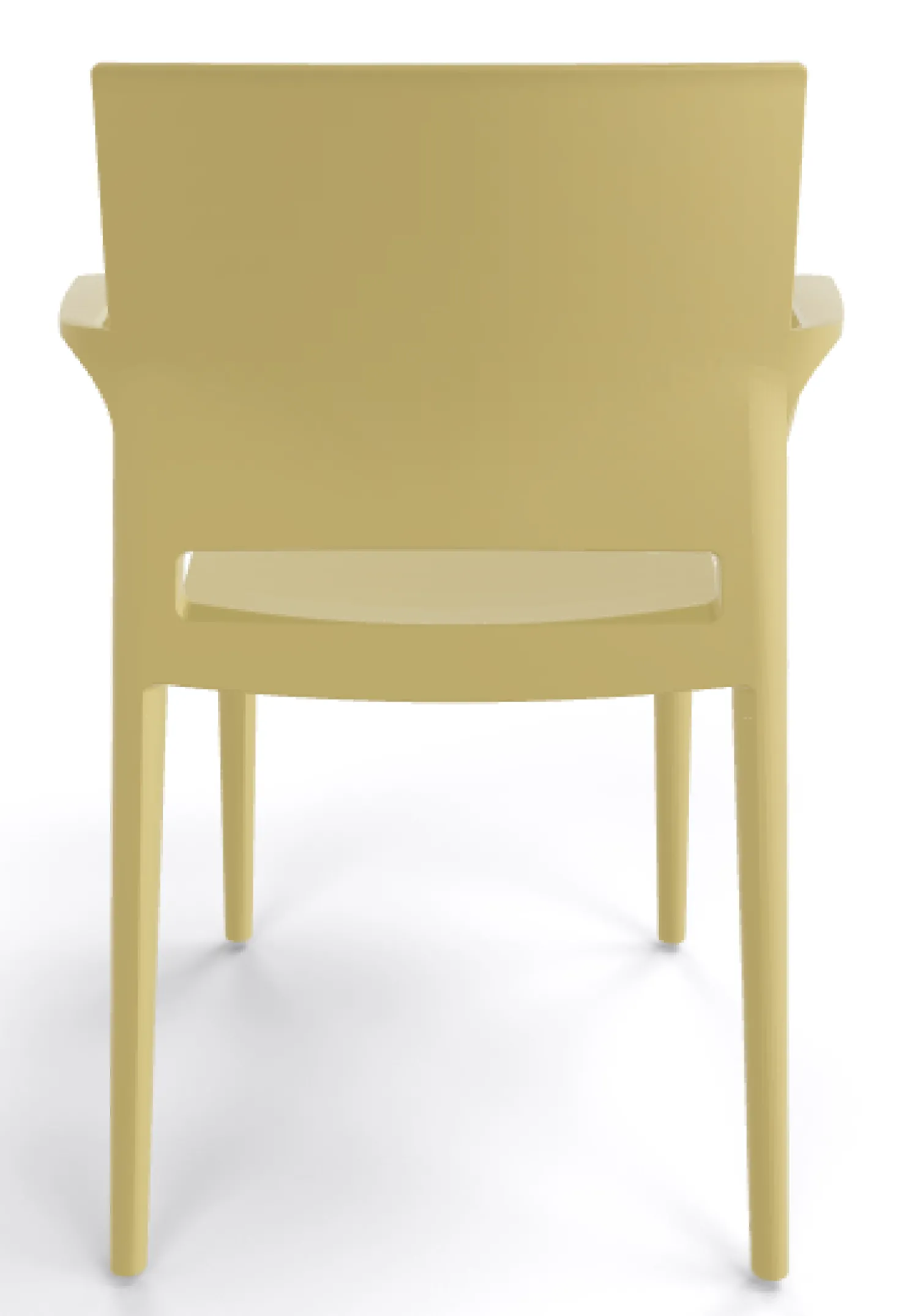 Gaber Bequemer Stapelstuhl mit Armlehne Bakhita B salbeigrün