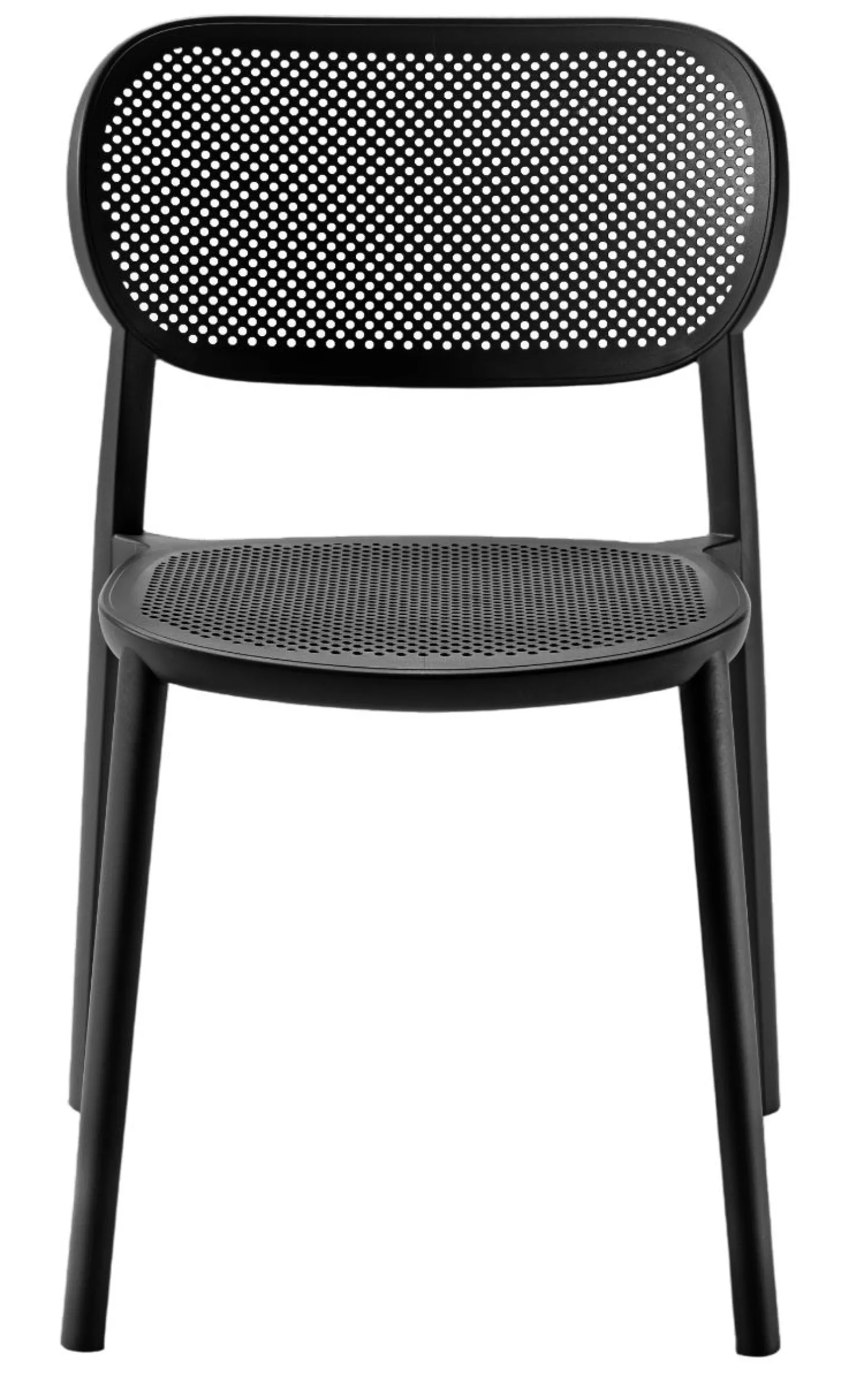 Gaber Outdoor Stapelstuhl Nuta - robust schwarz