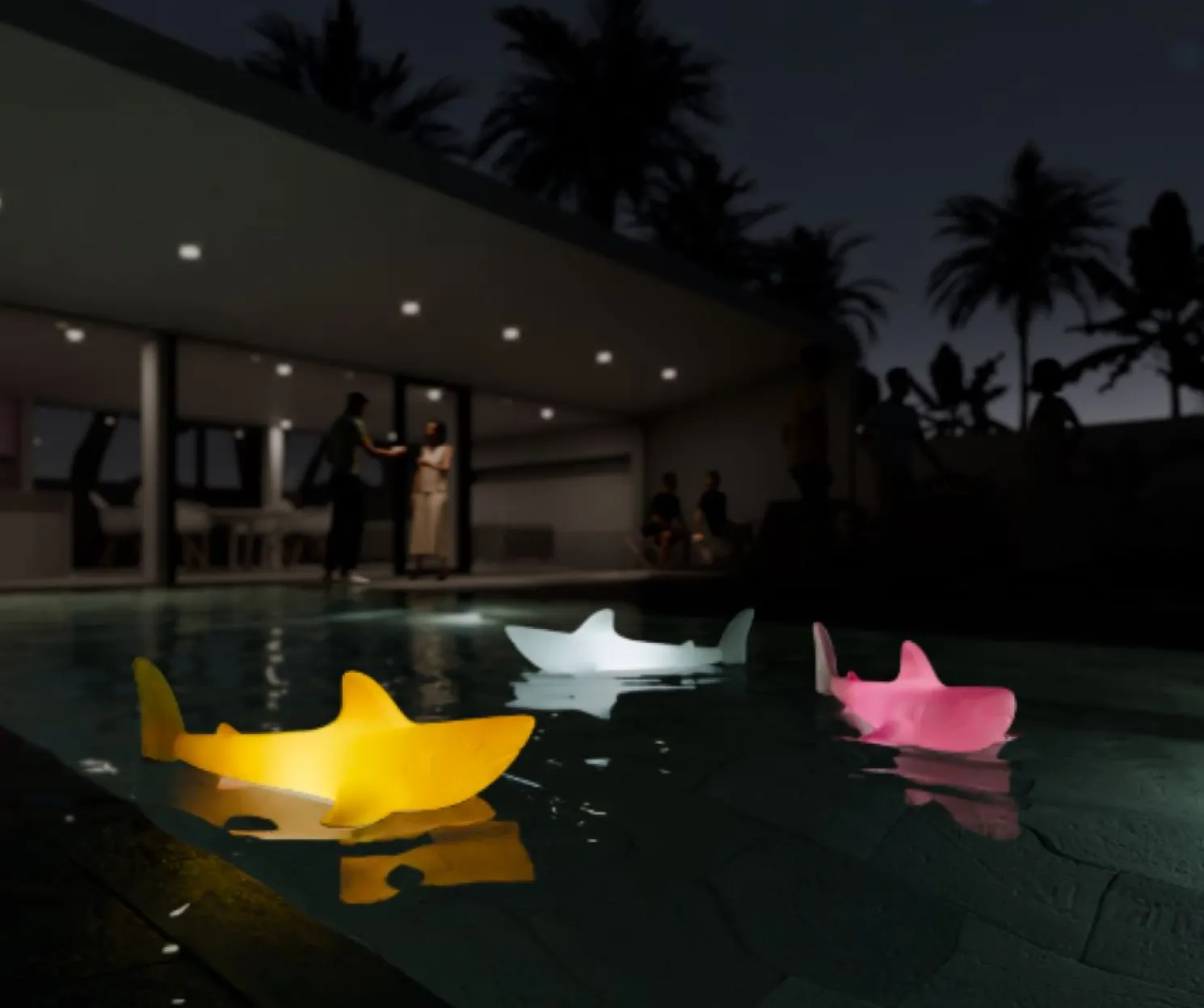 GOODNIGHT-light® BOBB - schwimmende Hai Lampe