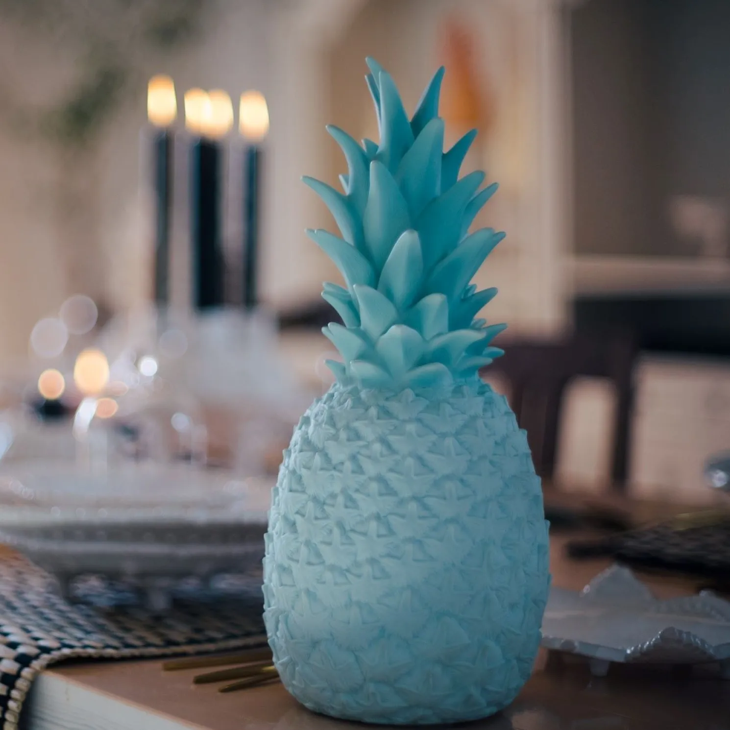 GOODNIGHT-light® Pinacolada Lamp Türkis in Ananasform