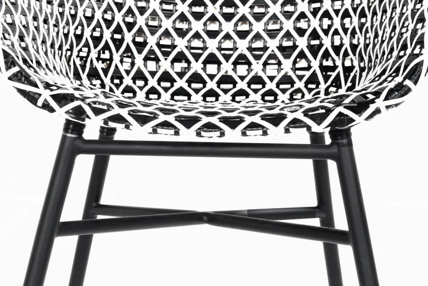 Hartman Delphine ergonomischer Diningstuhl Schwarz, schwarzes Gestell