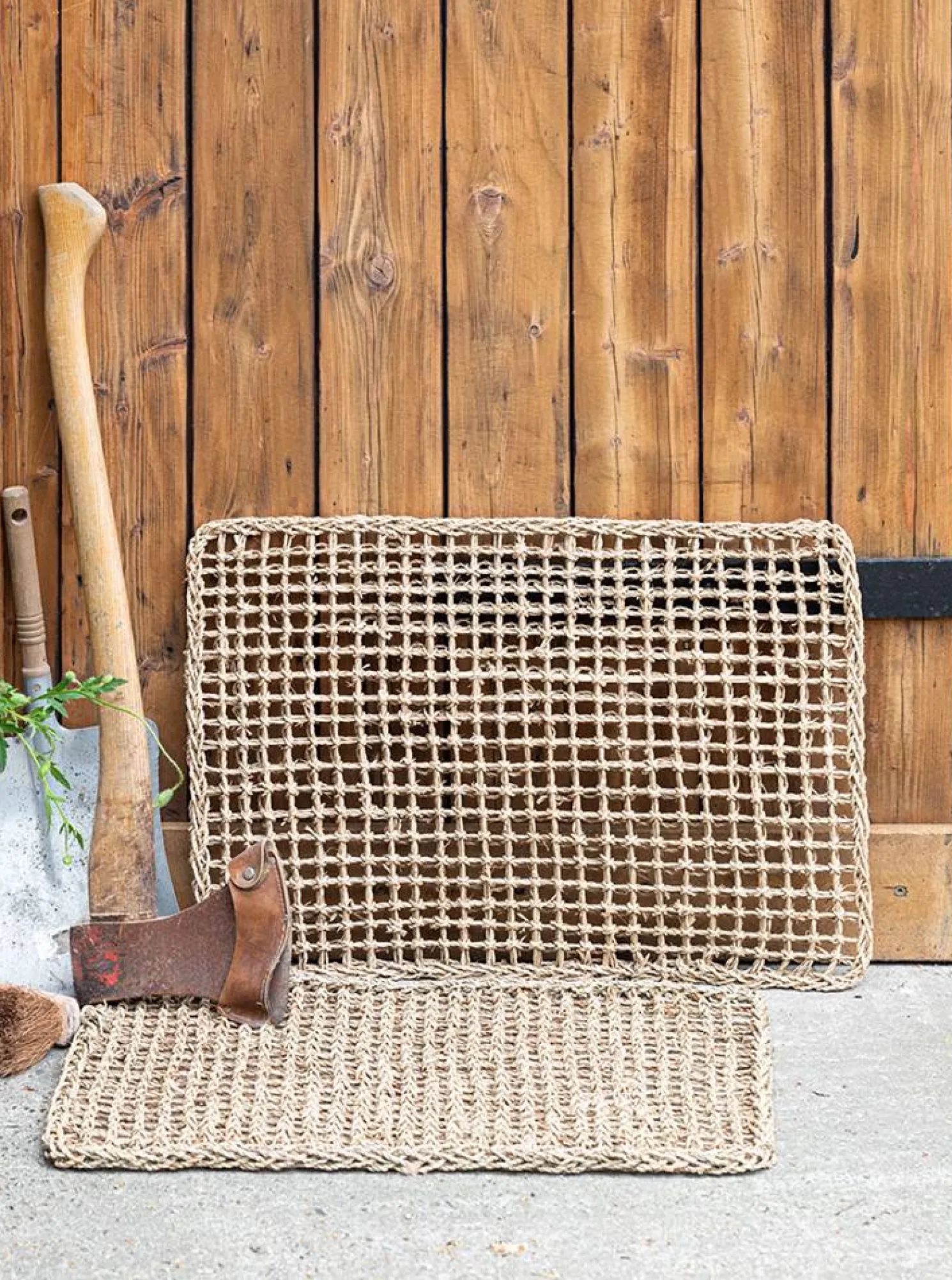 Grün Form Seegrasfußmatte, 60x40 cm