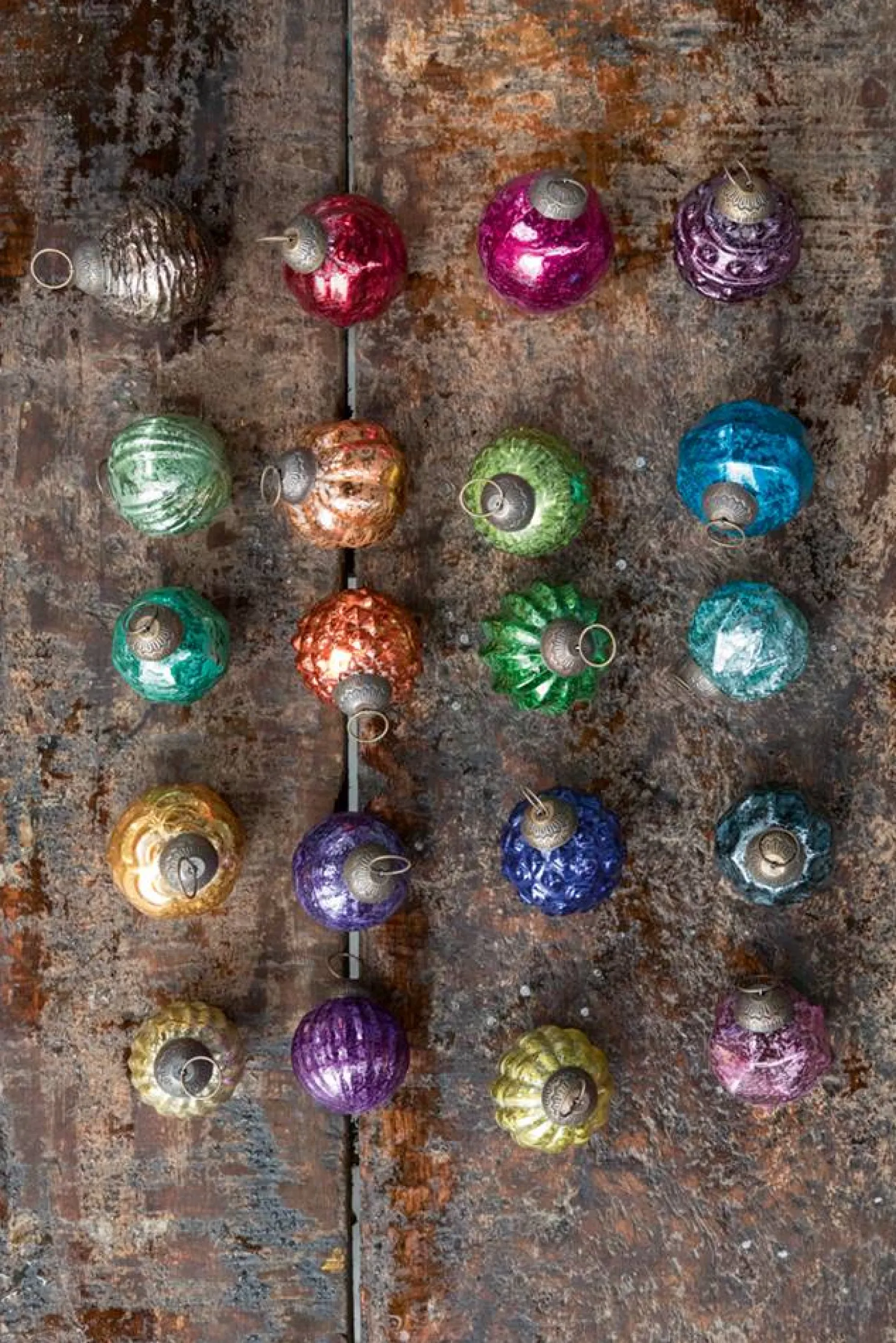 Grün Form Weihnachtskugelset 20 Stück, Ø 6 cm - Farbmix
