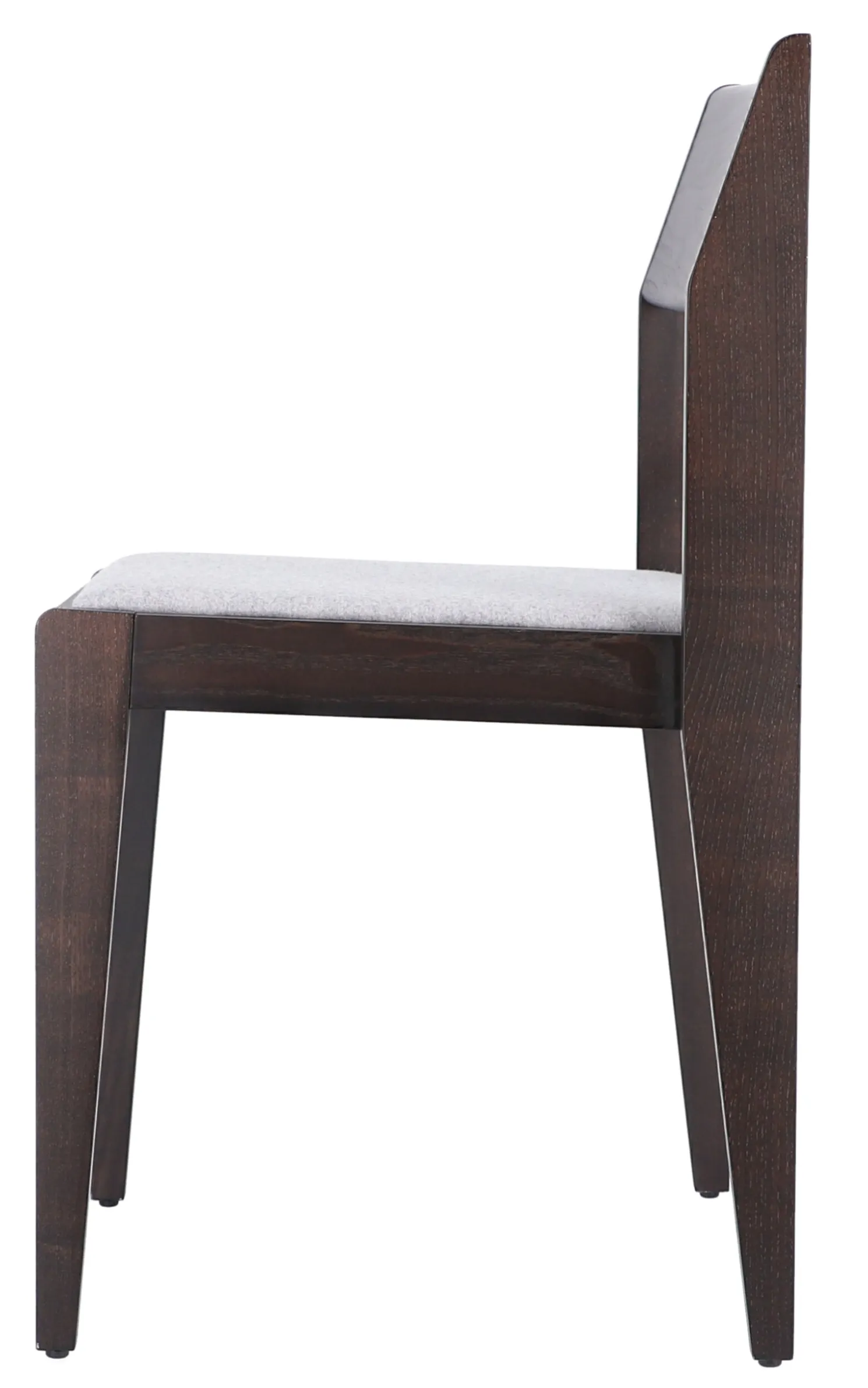 Jan Kurtz Stuhl mit gepolsteter Sitzfläche Nora wenge/hellgrau