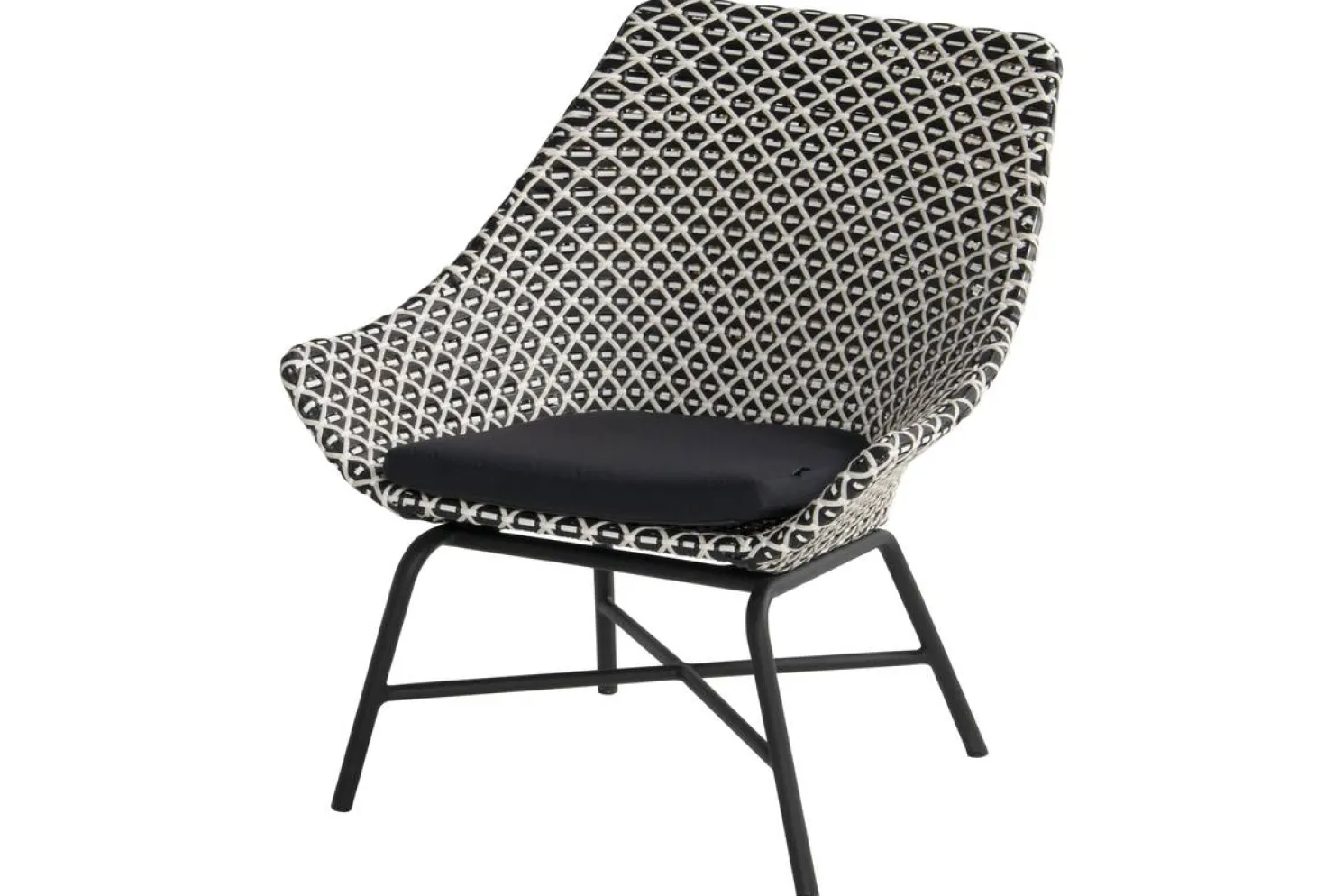 Hartman Delphine Outdoor Loungesessel Schwarz
