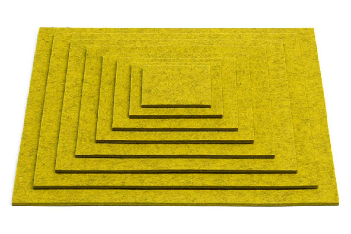 Hey Sign Filz - Untersetzer quadratisch 25 x 25 cm wollweiß 03