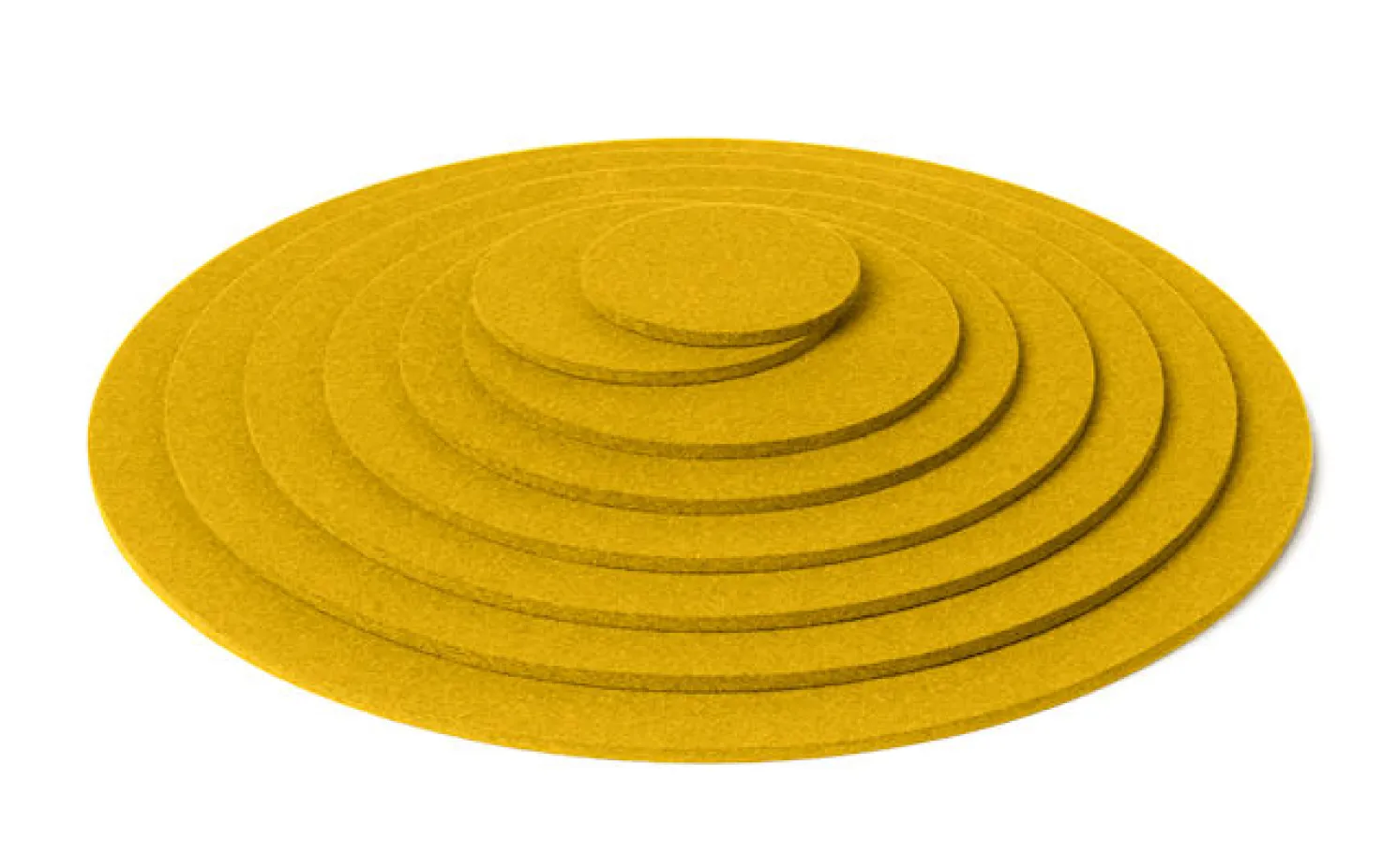 Hey Sign Untersetzer aus Filz rund Ø 25cm aqua 50