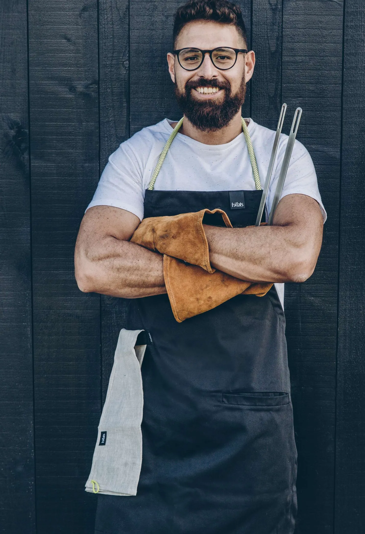 höfats Grillhandschuhe Velourleder