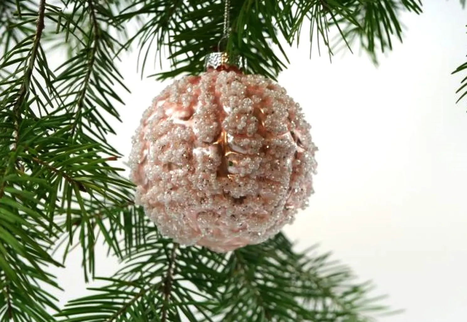 Hoff Glaskugel Rosa Ø 8 cm 1 Perlen