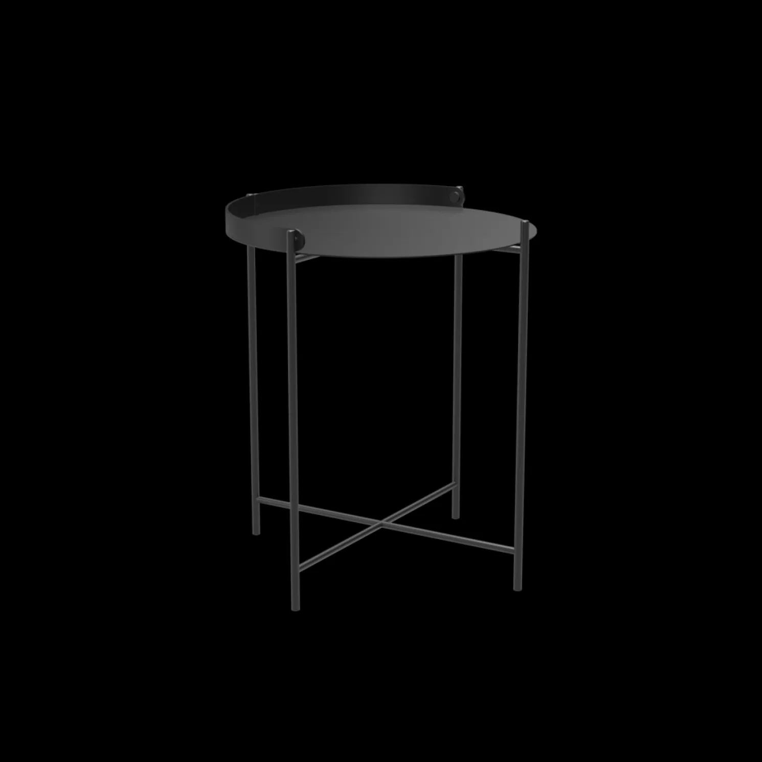 HOUE Edge Serviertisch 46,5 schwarz