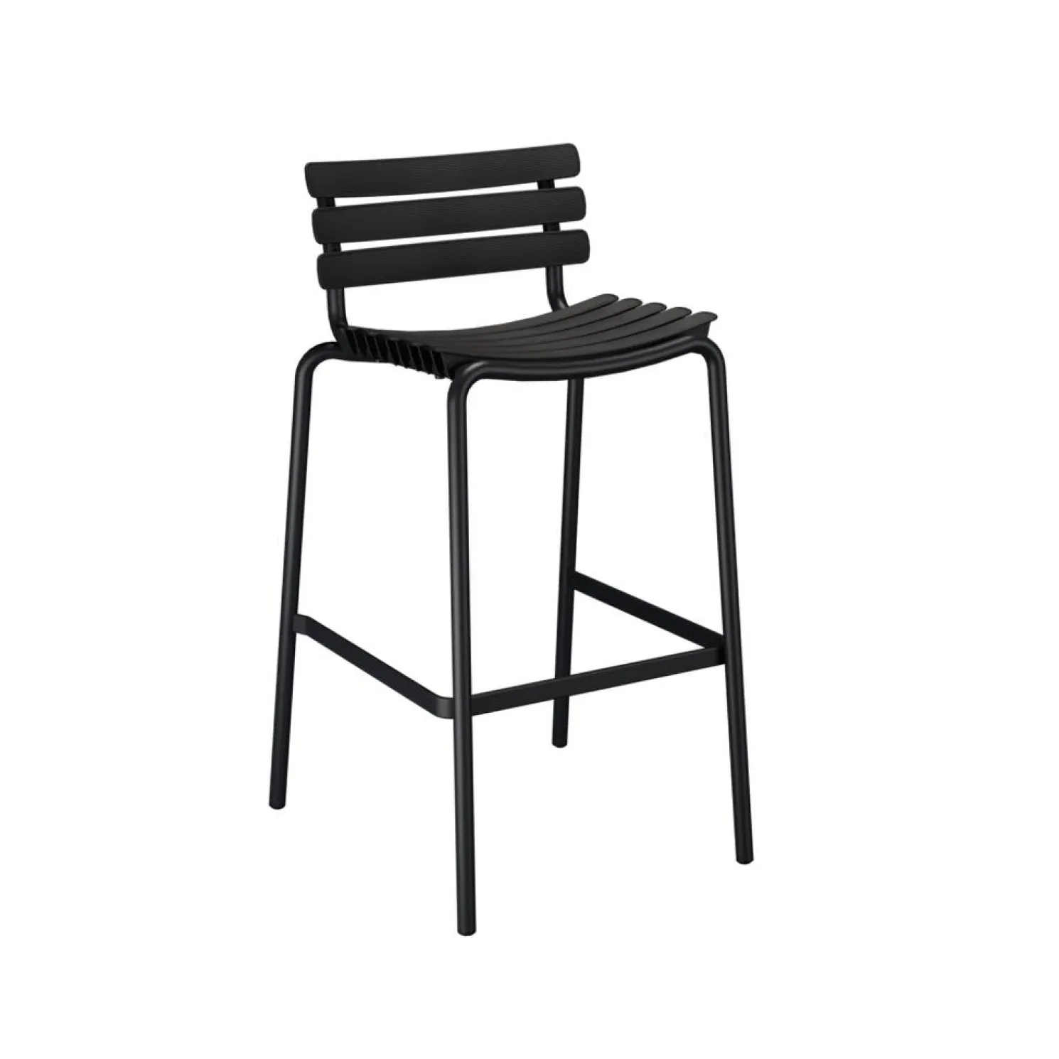 HOUE ReCLIPS Barstuhl Outdoor Schwarz