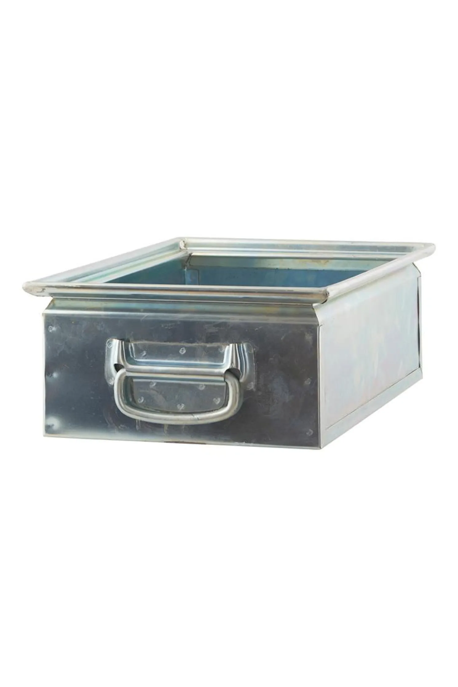 house doctor Aufbewahrungsbox galvanisiert 30x45x15 cm
