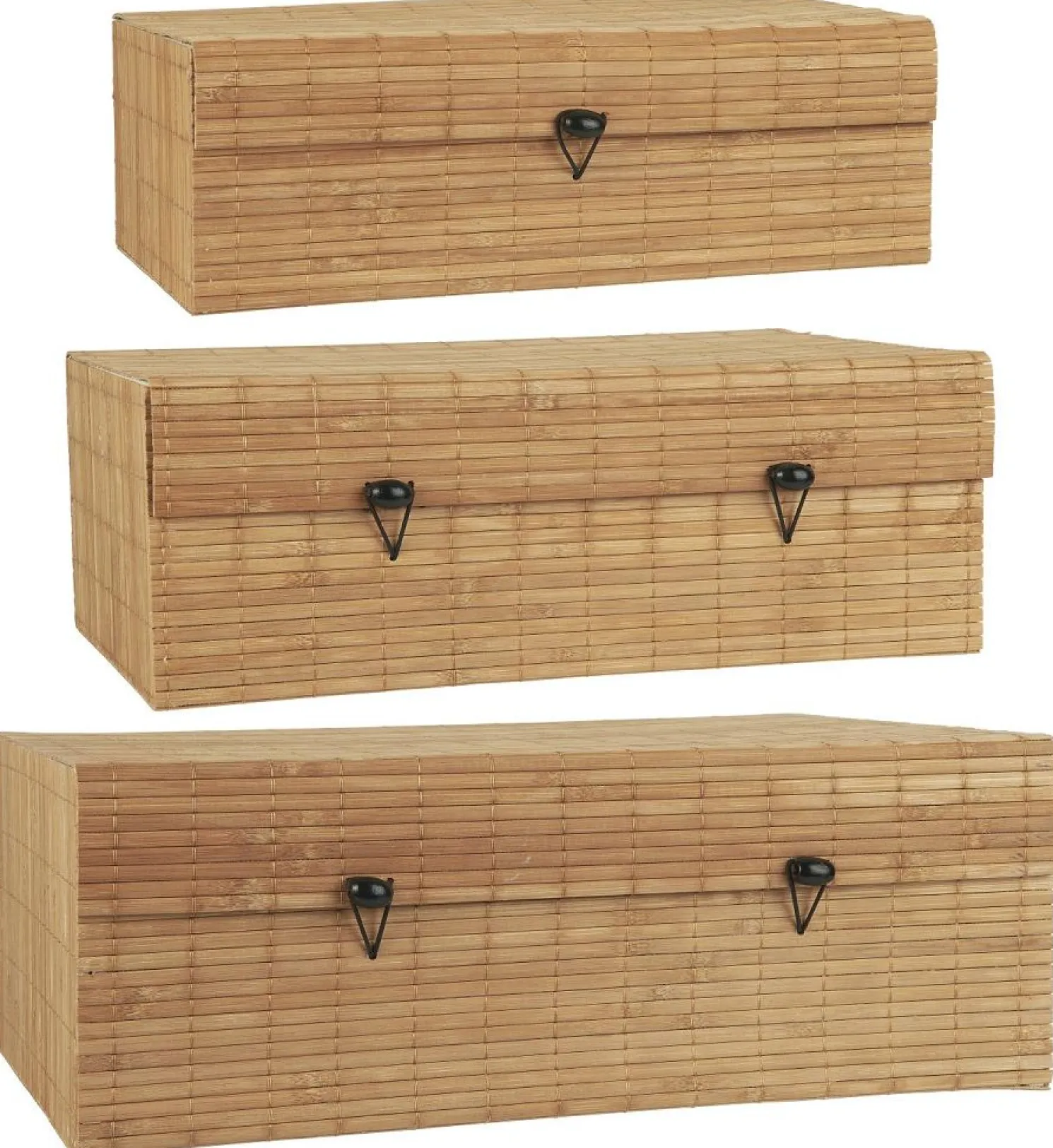 IB laursen Bambusschachtel Natur B: 18 H: 9,5 L: 29 cm