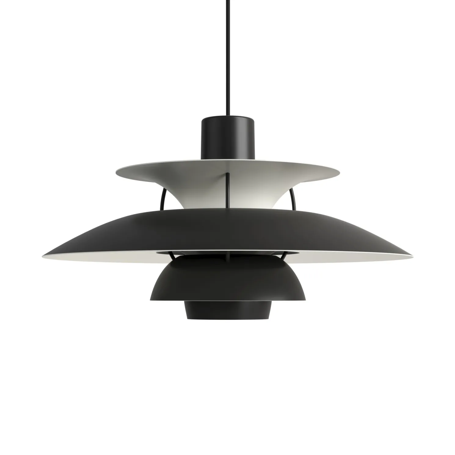 Louis Poulsen PH 5 Pendelleuchte Schwarz