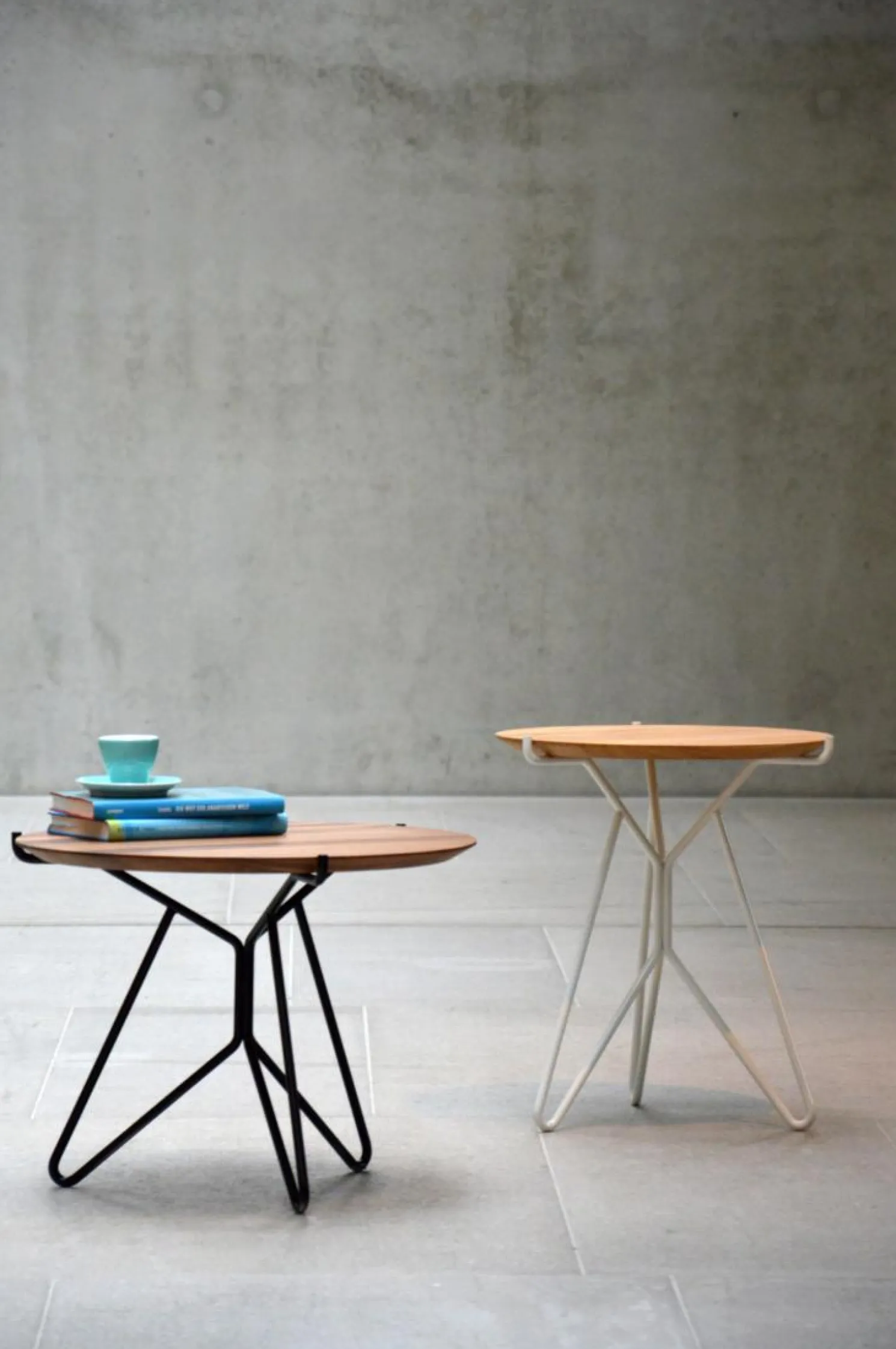 Jan Kurtz Beistelltisch Triad schwarz eiche H:38 cm, D: 50 cm