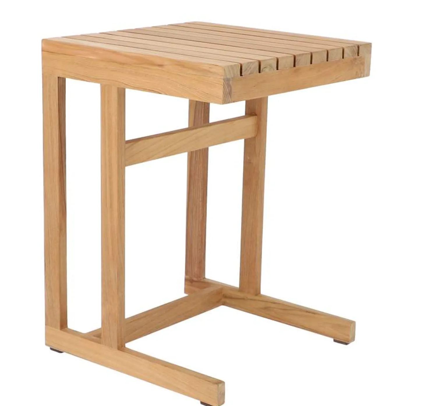 Jan Kurtz Beistelltisch CERO, Teak massiv, natur 55 x 40 x 40