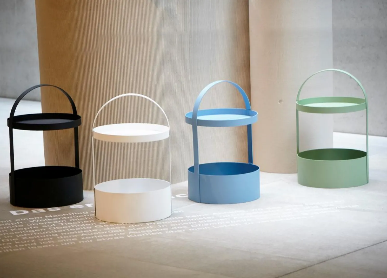 Jan Kurtz Beistelltisch Polytable blau