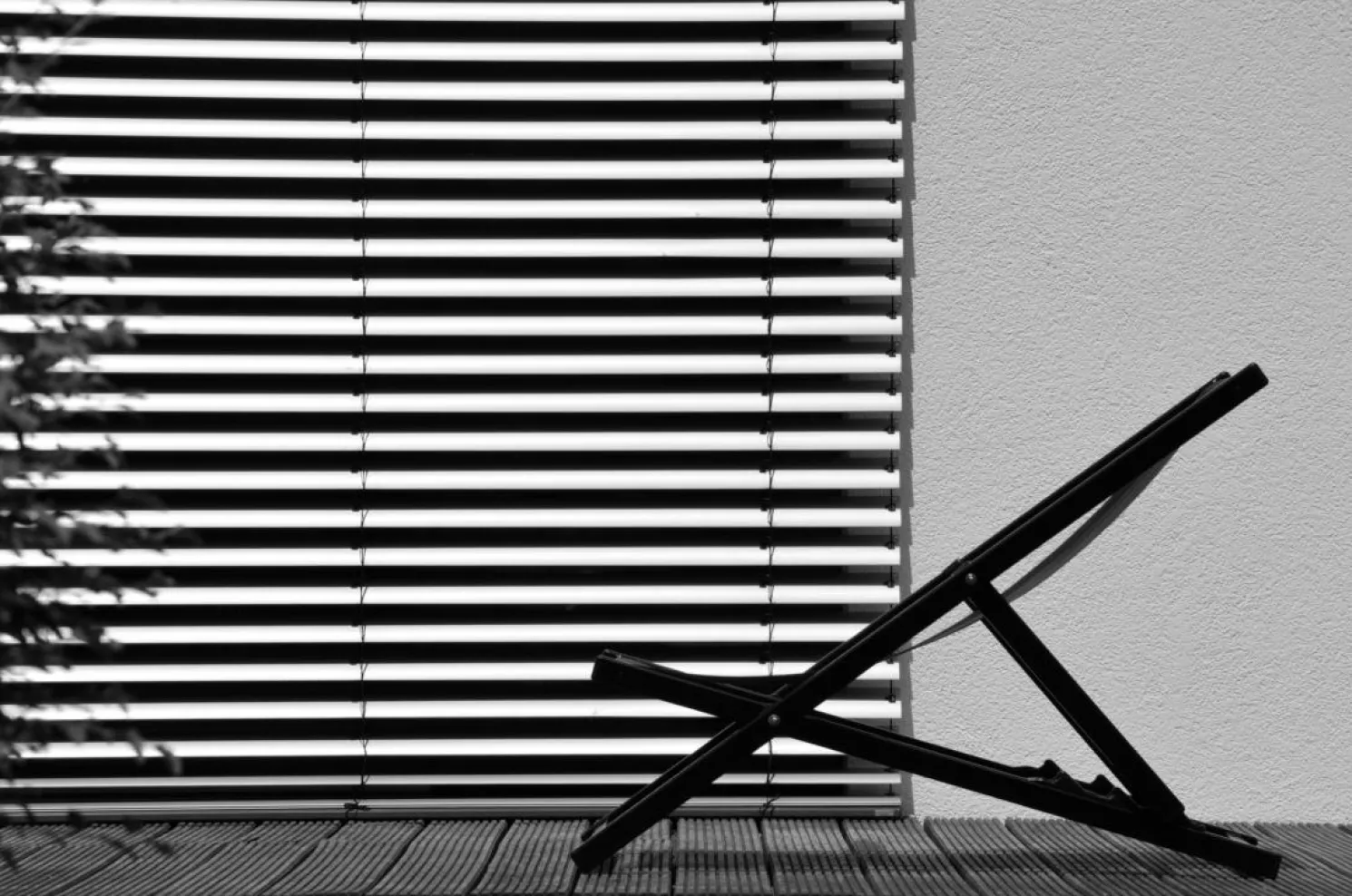 Jan Kurtz Liegestuhl Rimini pulverbeschichtet Schwarz Schwarz