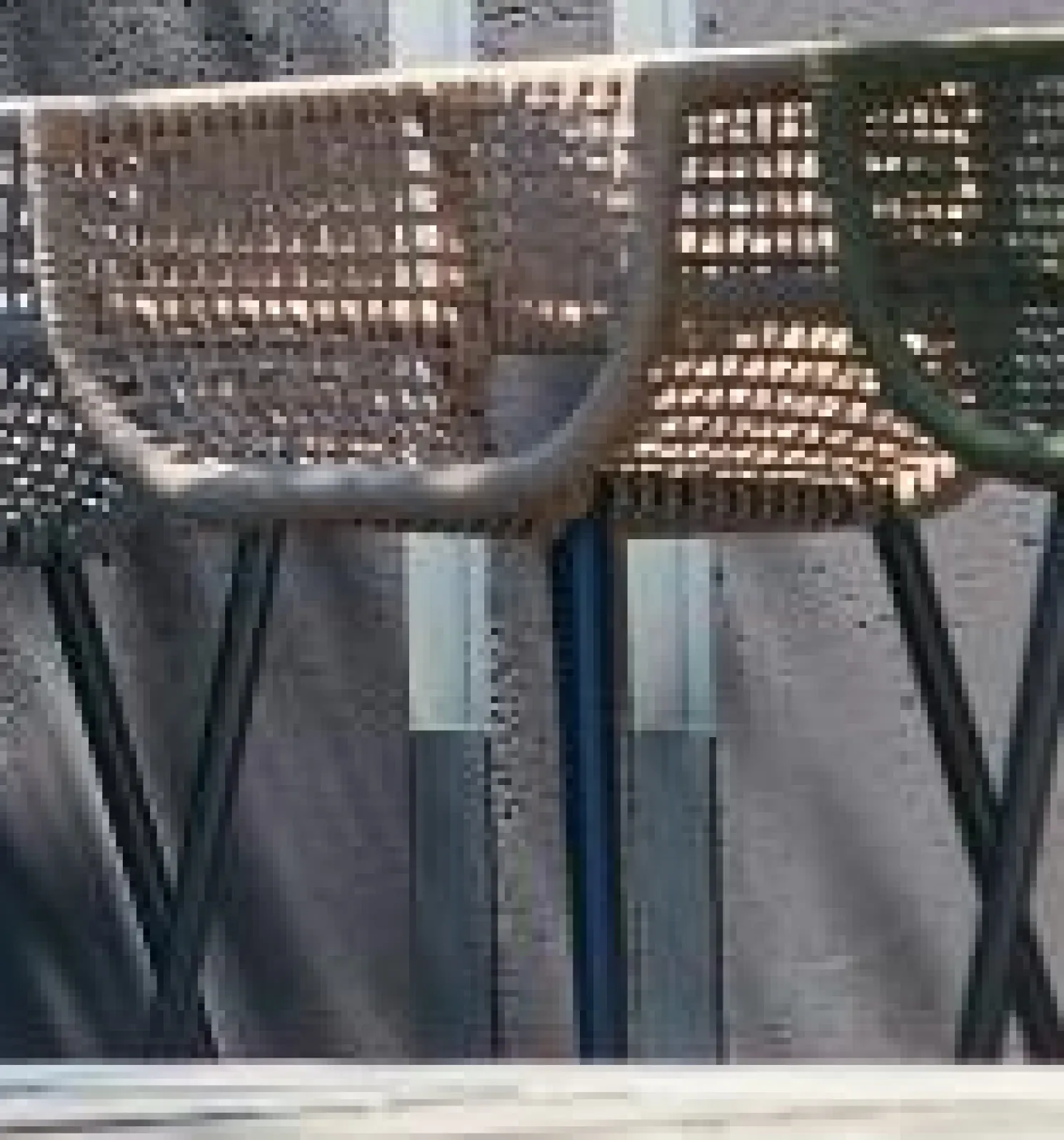 Jan Kurtz Outdoor Stuhl Suka schwarz/taupe