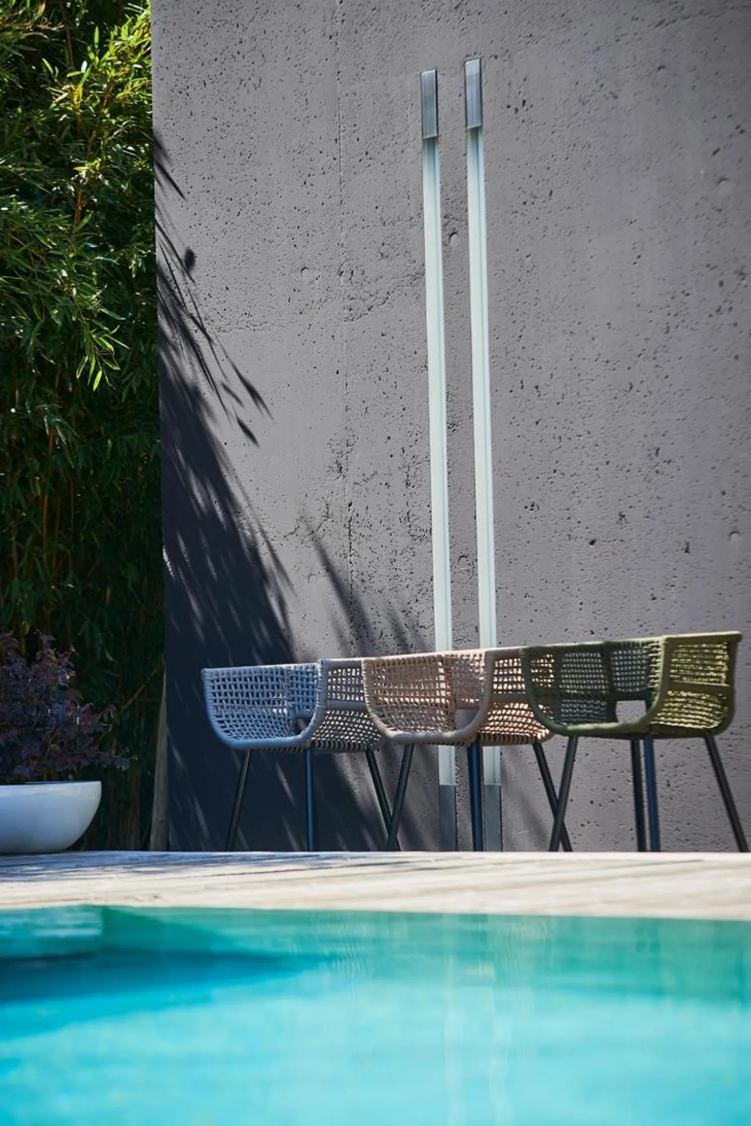 Jan Kurtz Outdoor Stuhl Suka schwarz/taupe