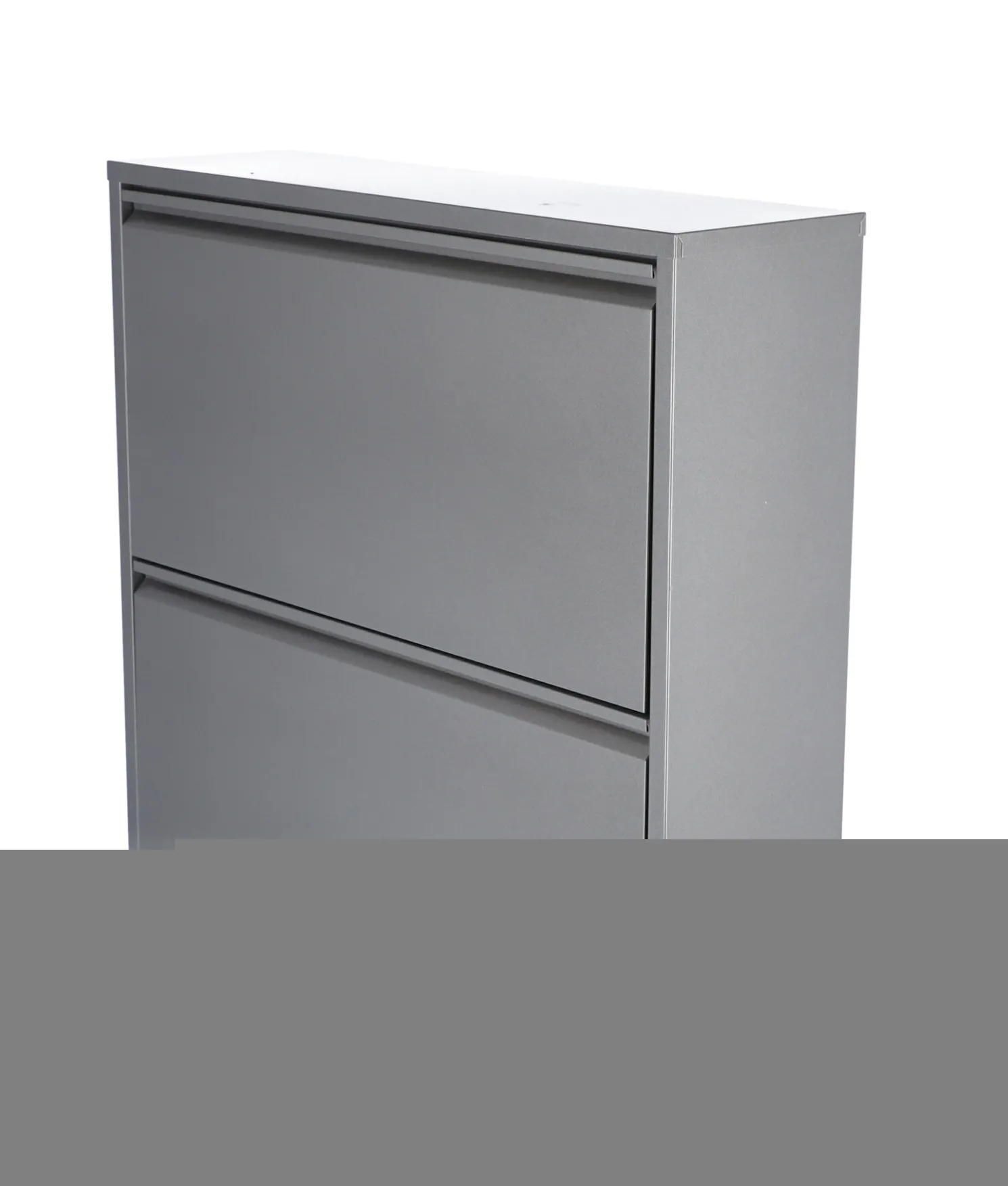 Jan Kurtz Schuhschrank DOUBLE LARGE 2 silberfarben