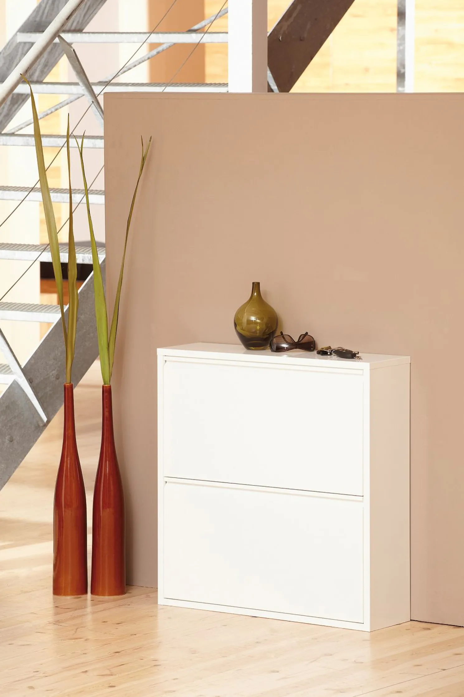 Jan Kurtz Schuhschrank DOUBLE LARGE 2 silberfarben