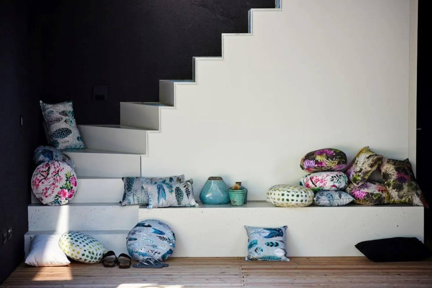 Jan Kurtz Somnia Kissen rund amlapura moss