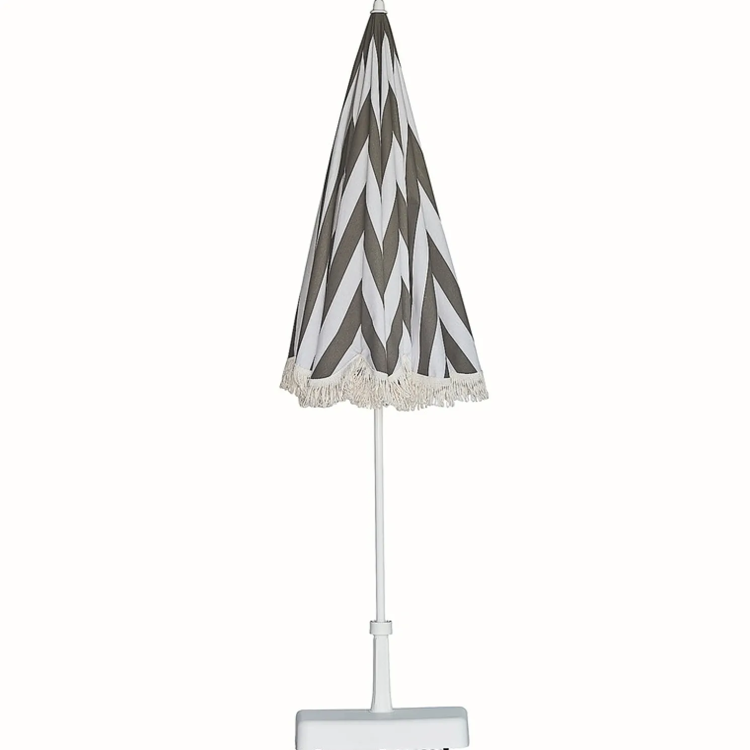 Jan Kurtz Sonnenschirm RETRO, Ø200cm weiß/taupe