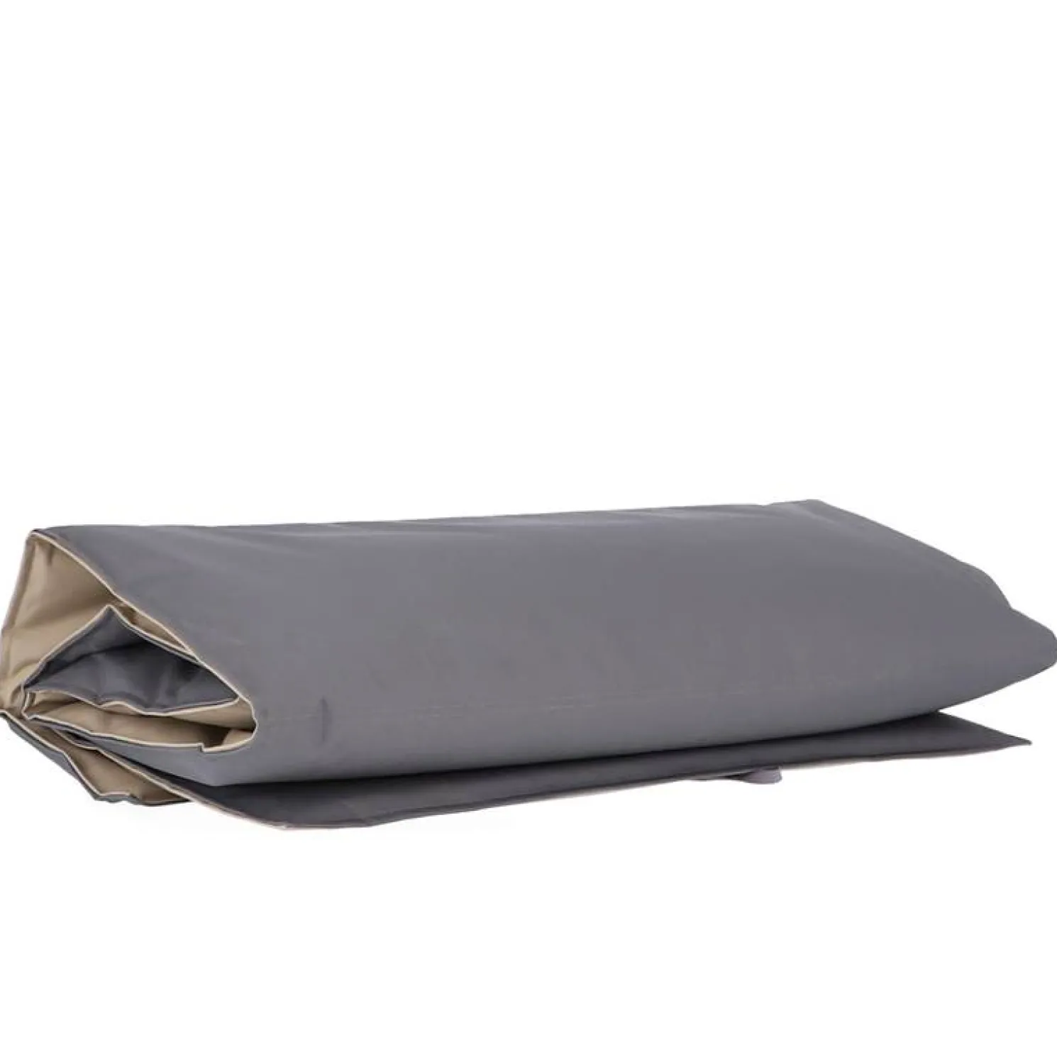 Jan Kurtz Wendematte SUN, Füllung: 100% Polyesterwatte taupe/grau