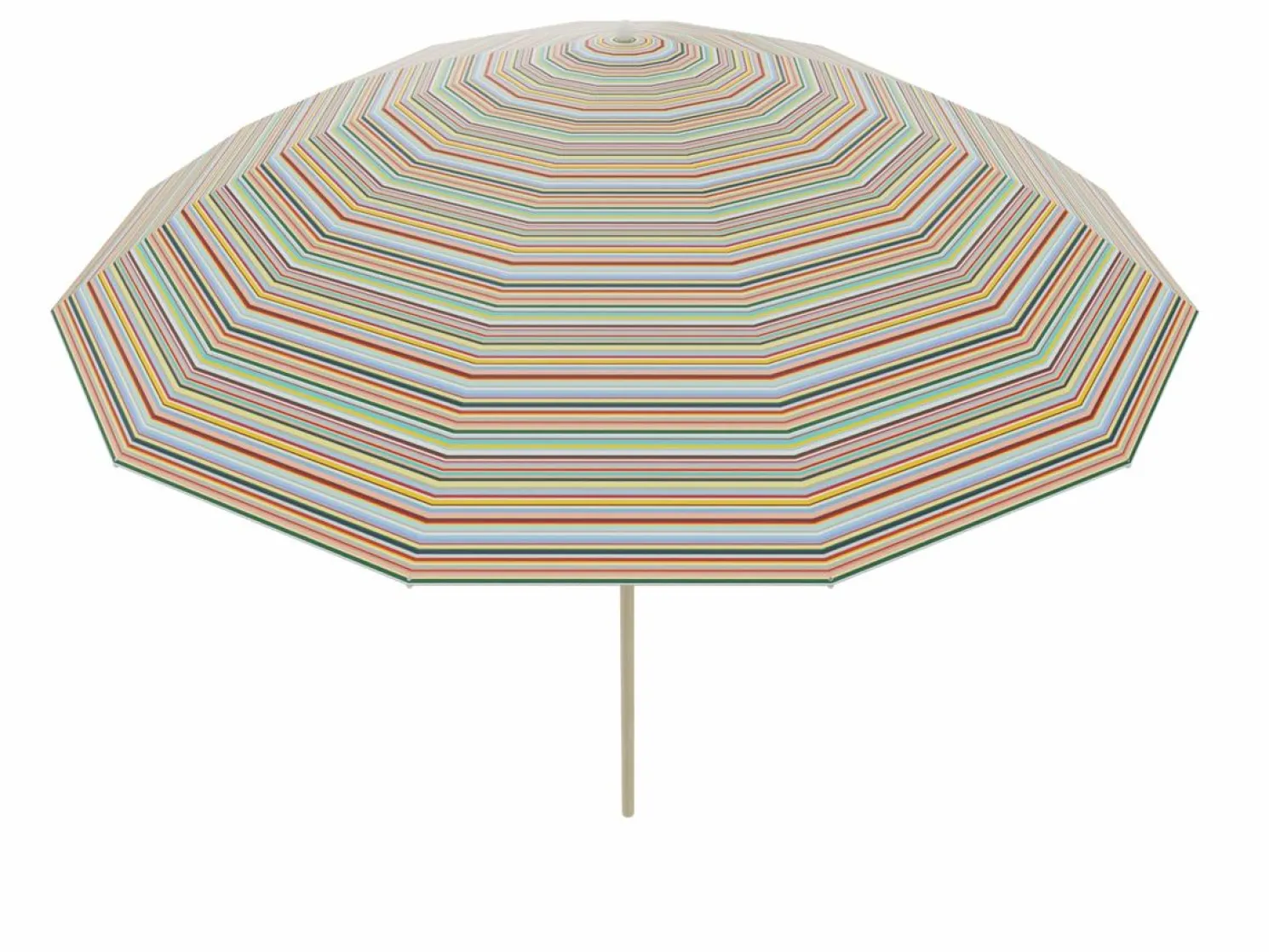 Weishäupl Pagodenschirm Ø 240 cm Holz Acryltuch multicolor mini mit Knickmechanismus