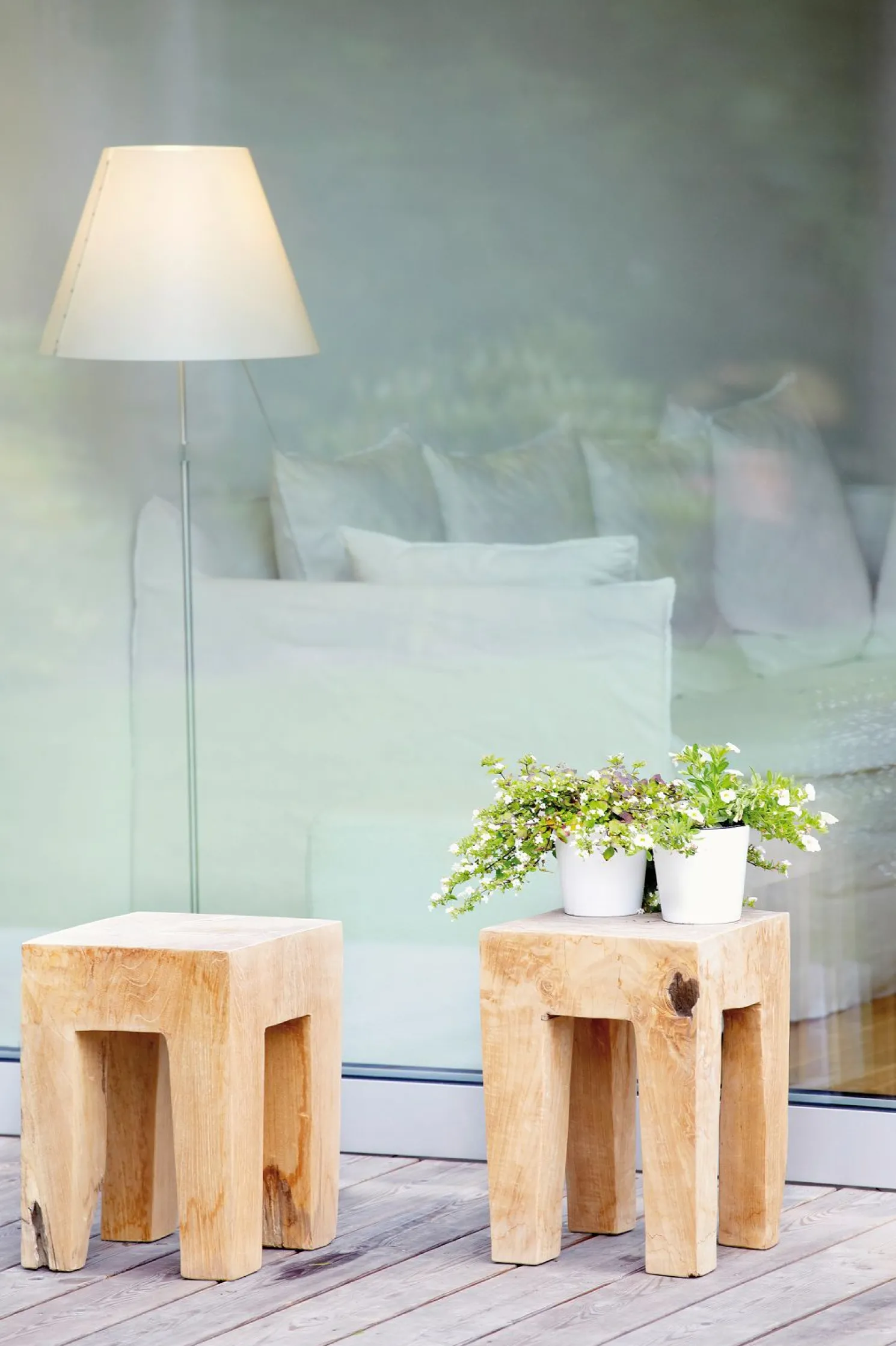 Jan Kurtz Java Hocker Unikat eckig