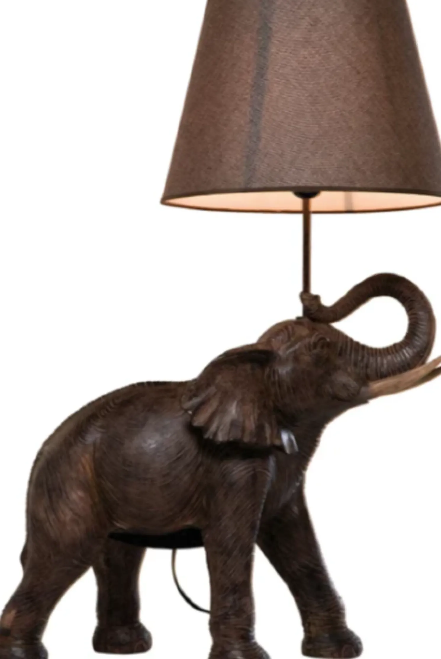 Kare Tischleuchte Elefant Safari 74 cm
