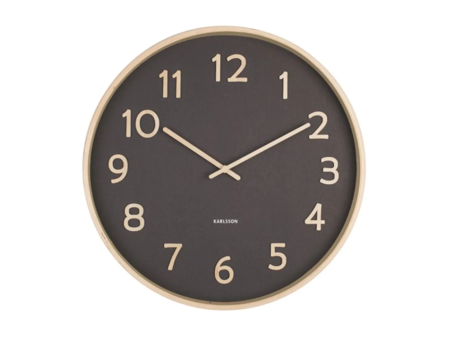 Karlsson Wanduhr Pure, Lindenholz Ø 40 cm