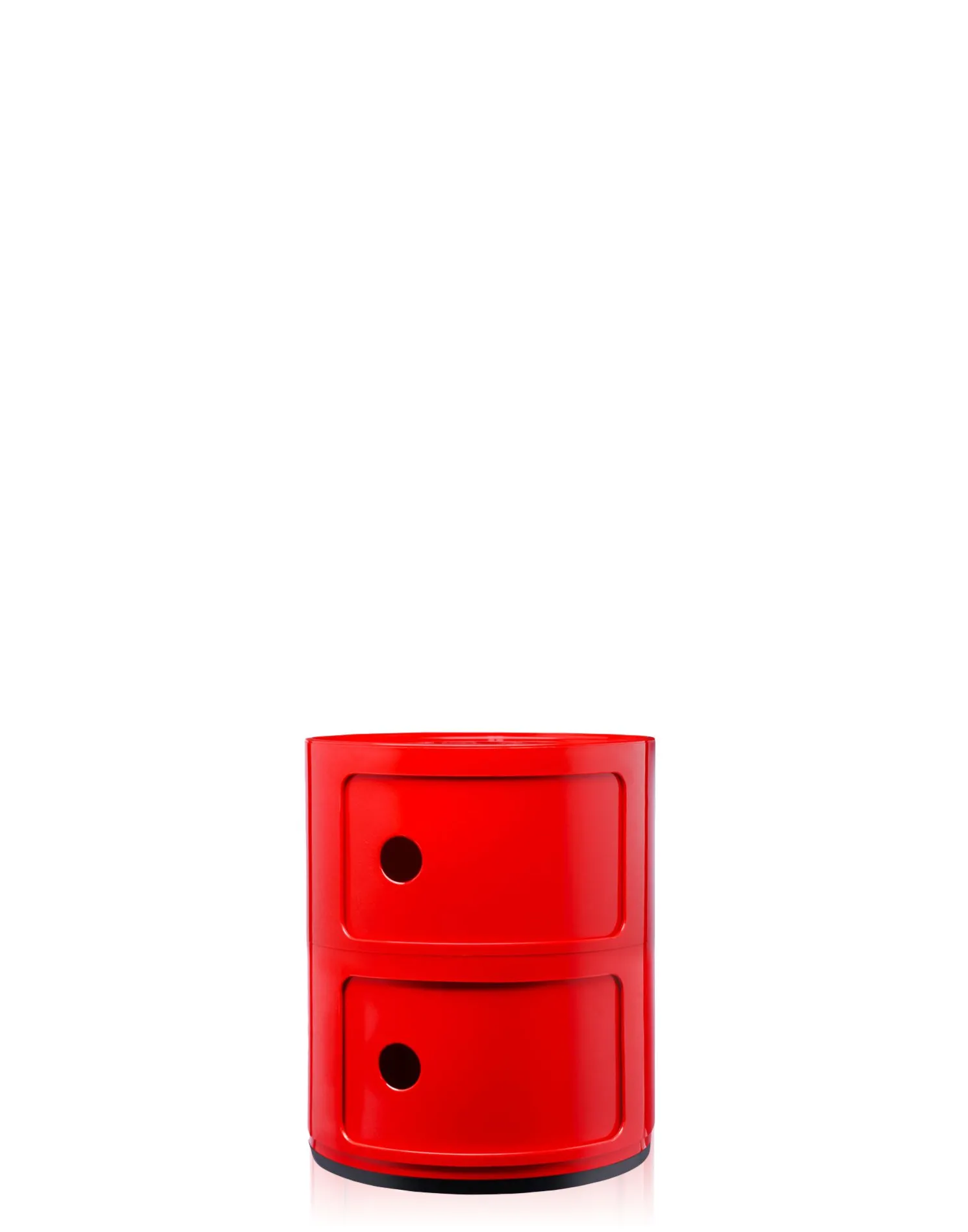 Kartell Componibili Container mit zwei Elementen rot