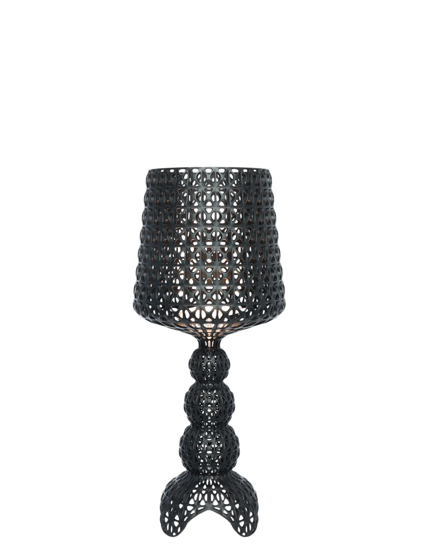 Kartell Lampe Mini Kabuki schwarz