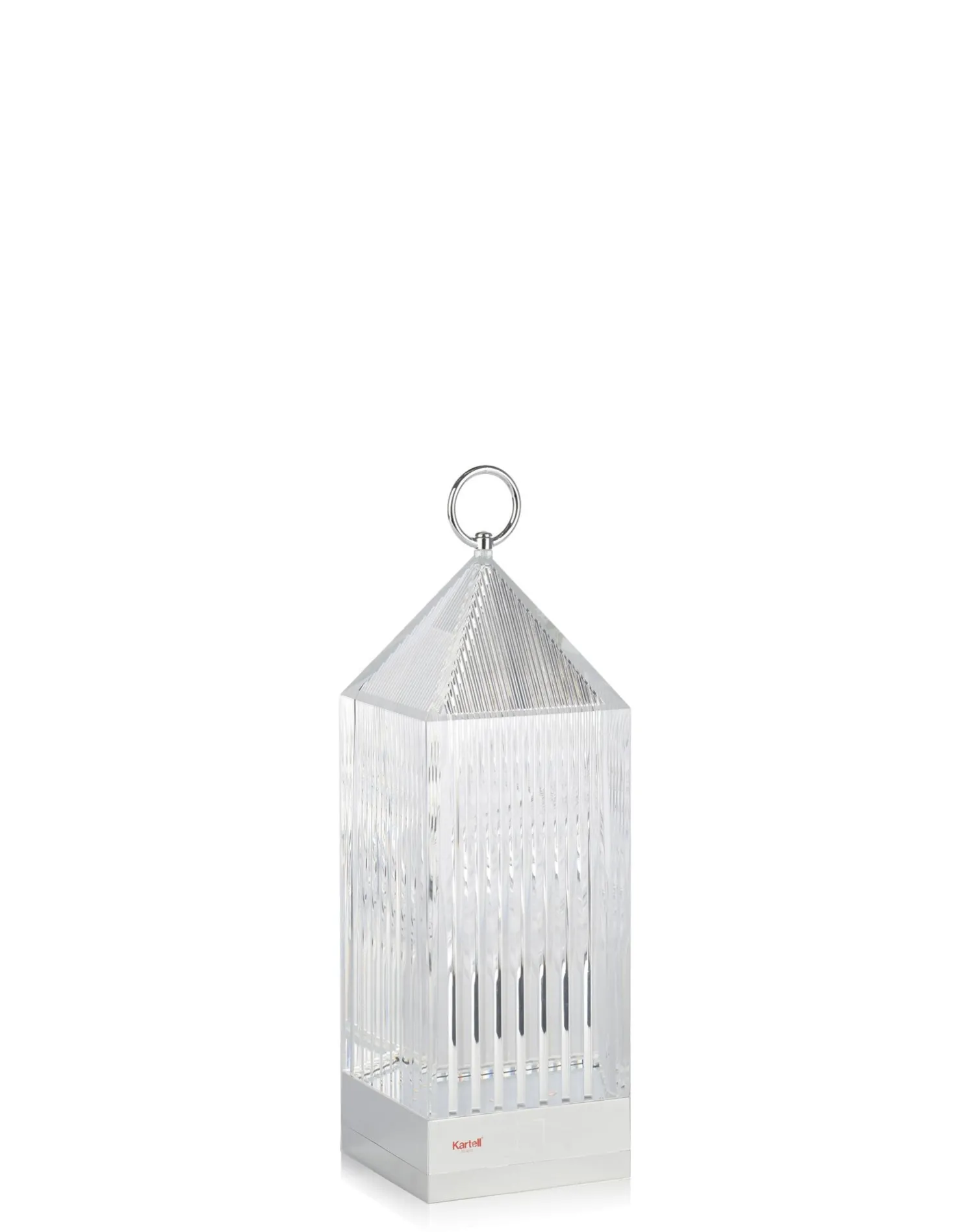 Kartell Outdoor Tischleuchte Lantern kristallklar