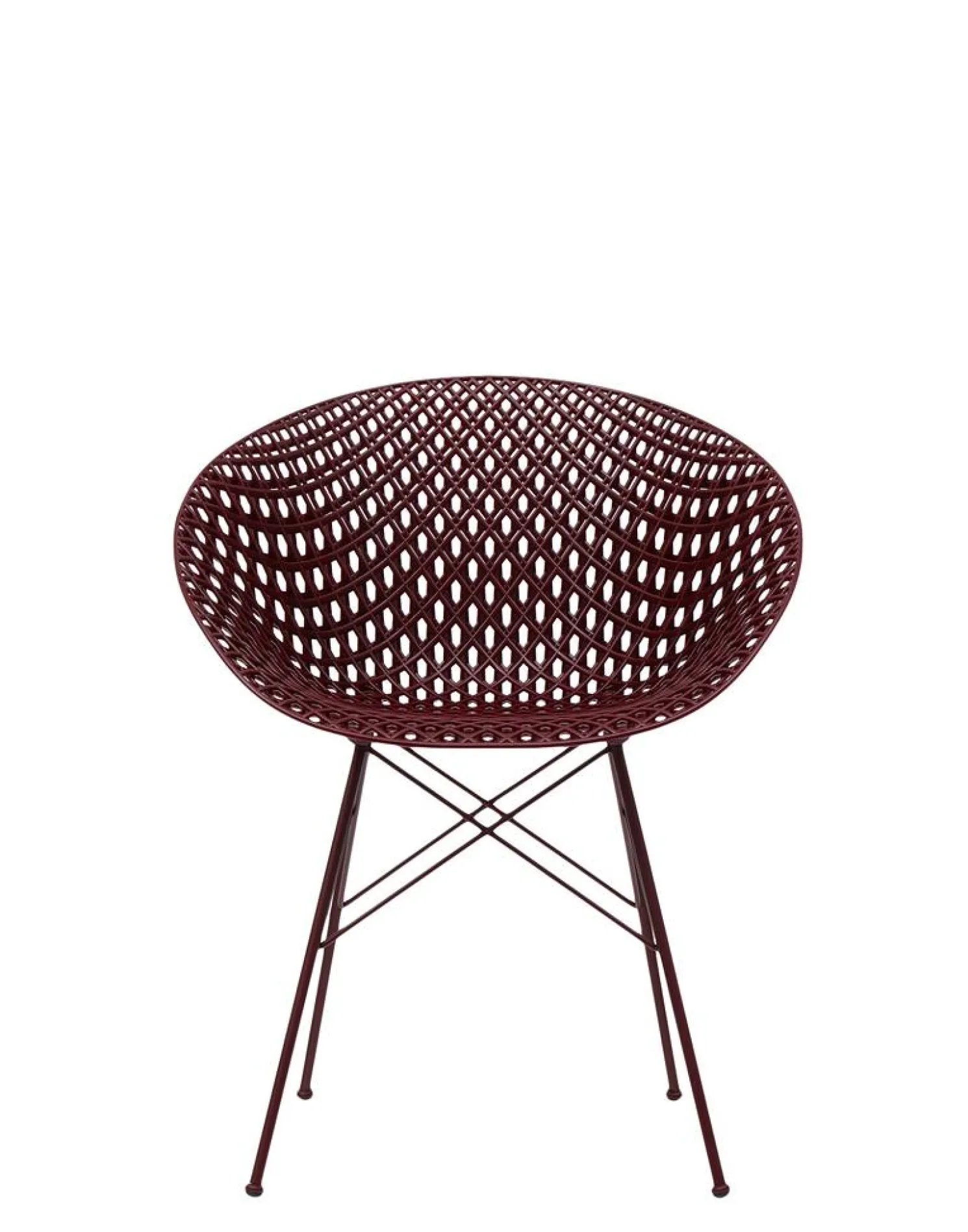 Kartell Smatrik Outdoorstuhl pflaume