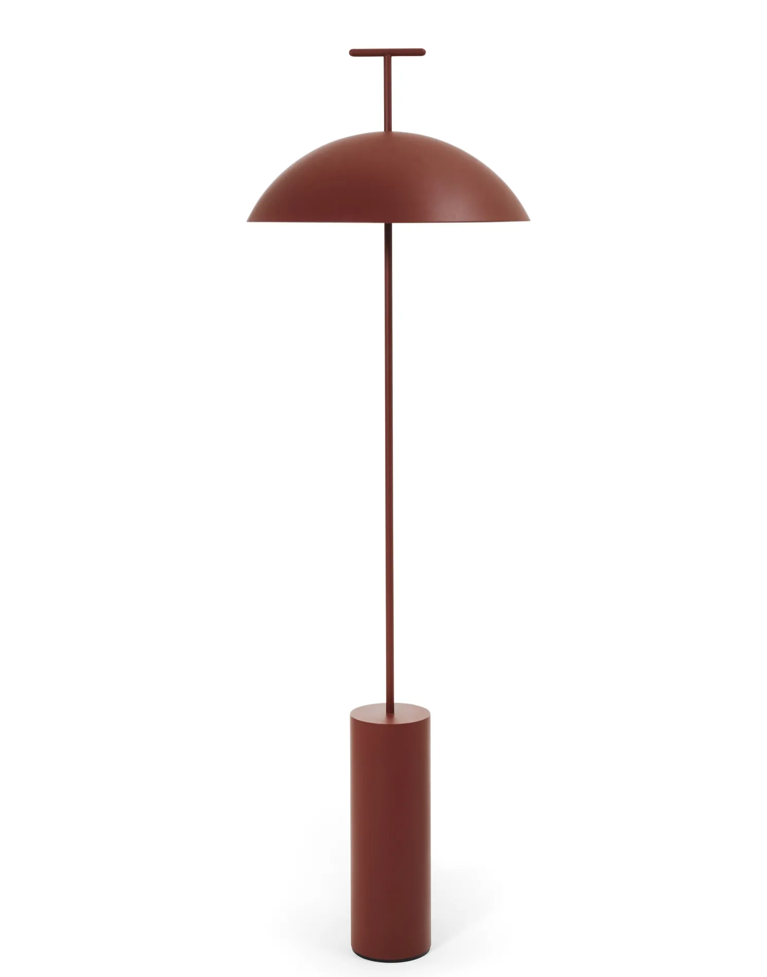 Kartell Stehlampe Geen-A ziegelrot mit Dimmer