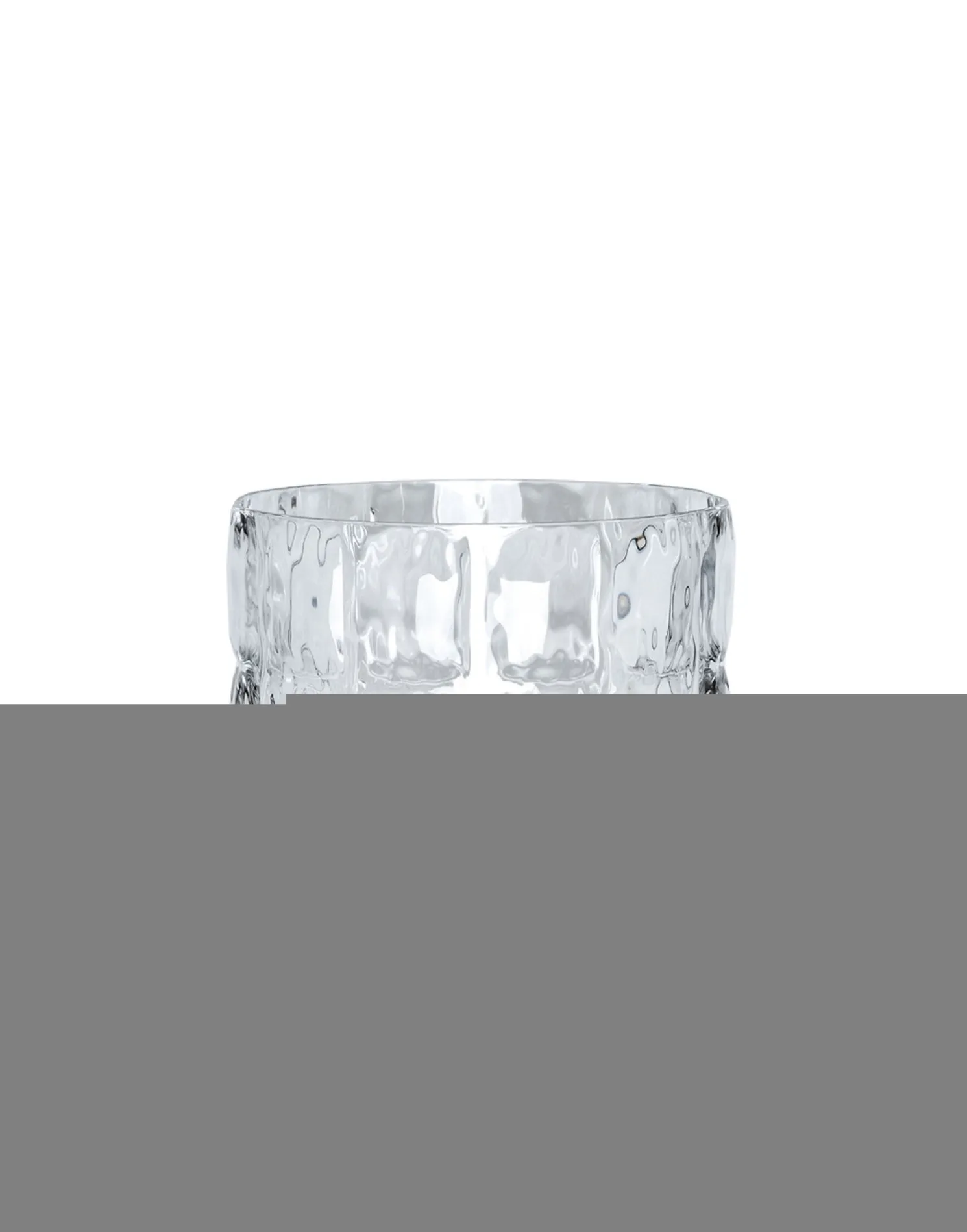 Kartell Vase Matelasse glänzendes weiß