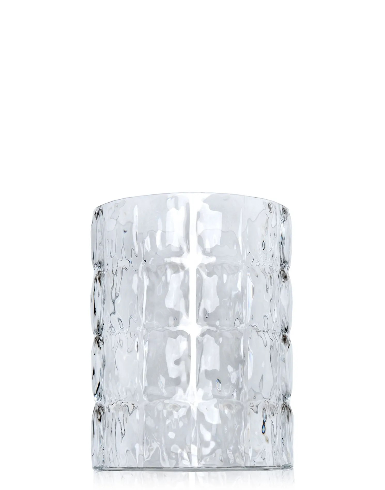 Kartell Vase Matelasse glänzendes weiß