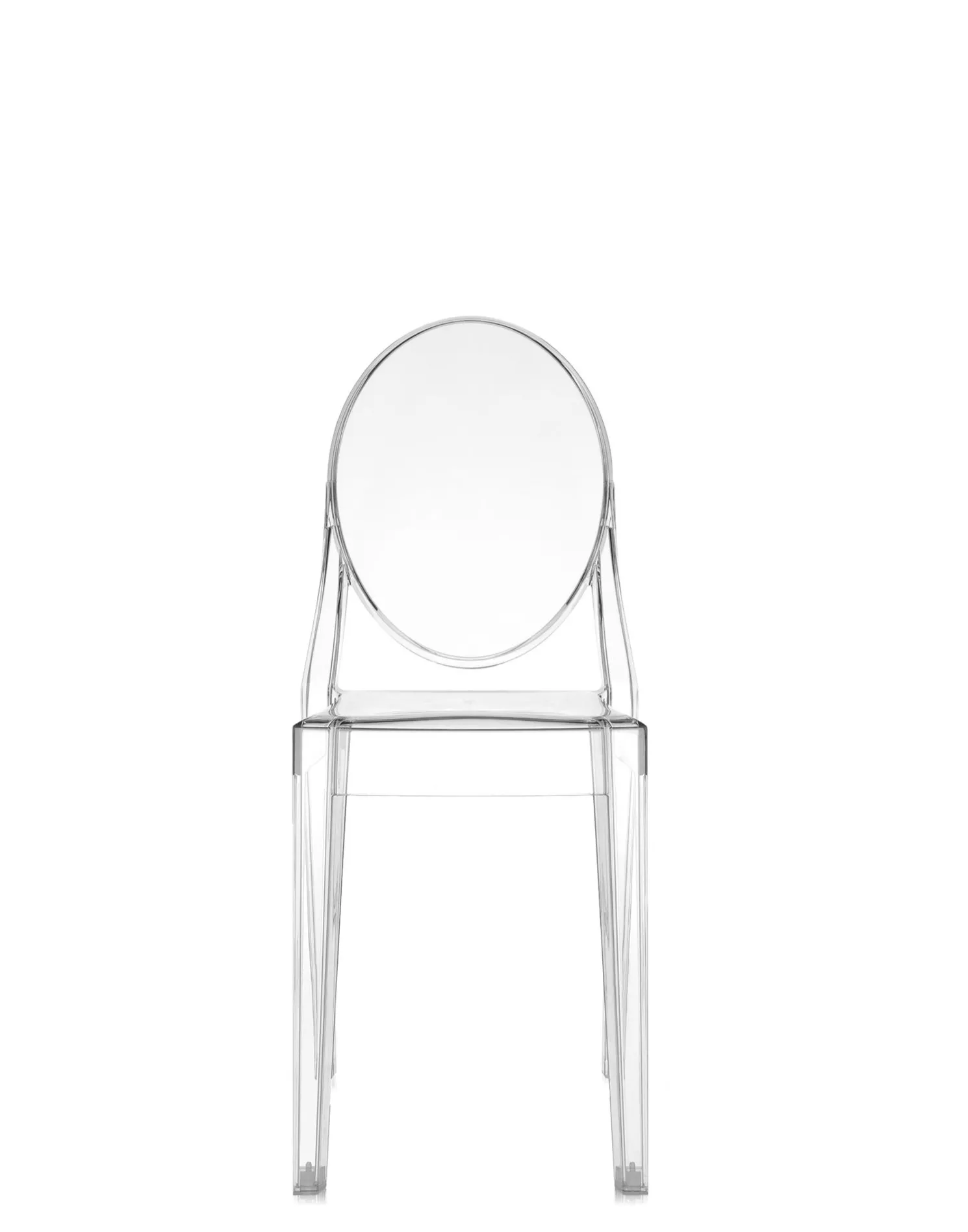 Kartell Victoria Ghost Stuhl mit Rückenlehne glasklar