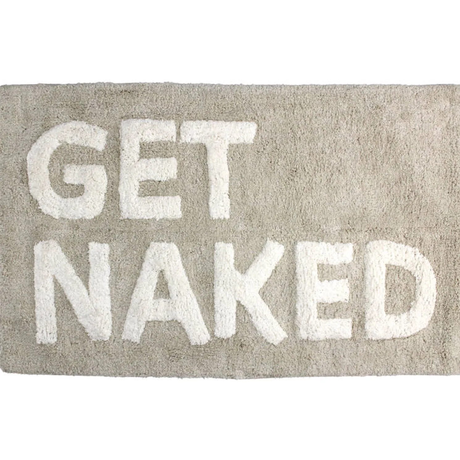 Kersten B.V. Badematte "Get Naked" in Taupe 50x80 cm