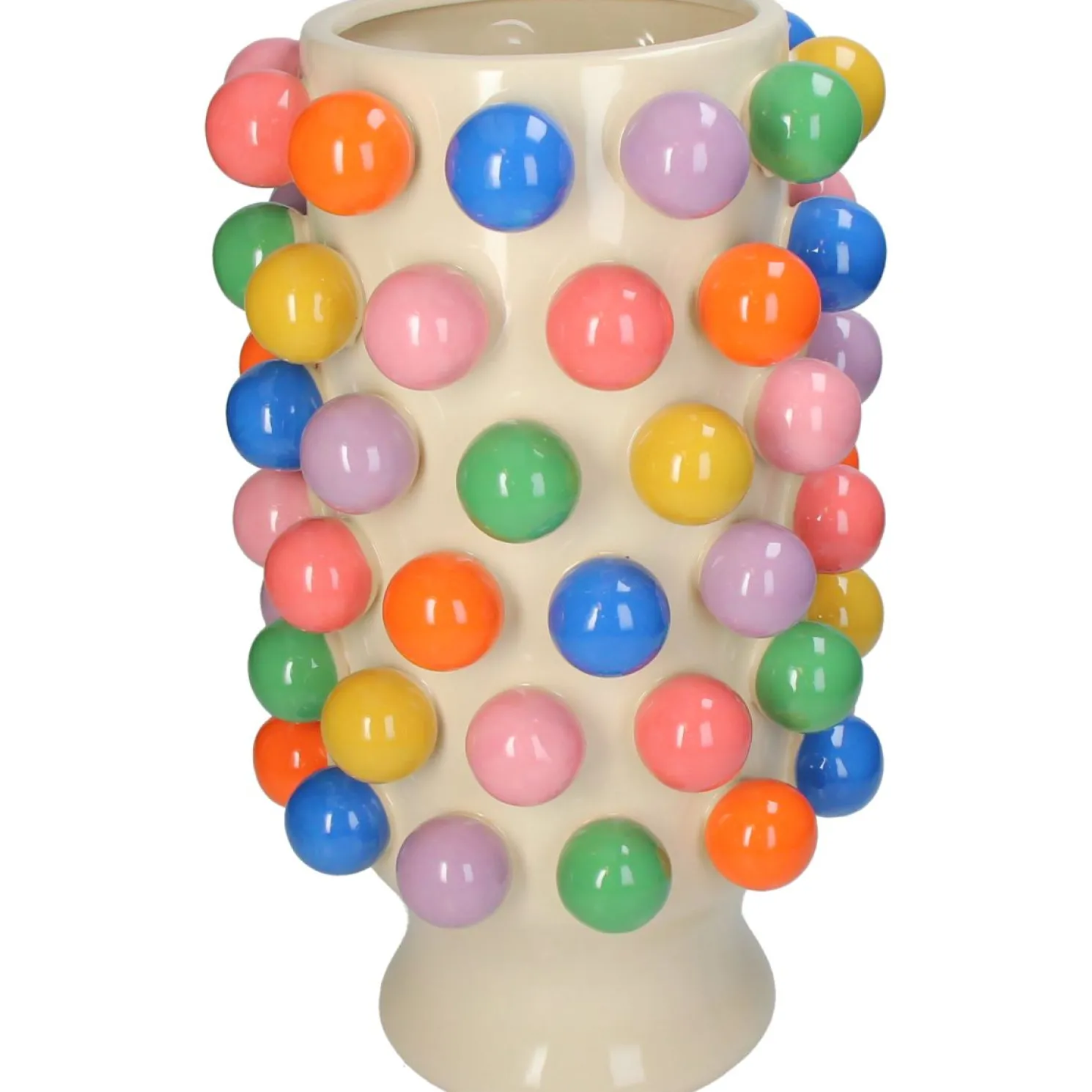 Kersten B.V. Buntes Pflanzgefäß "Balls" Ø24,5 x H40 cm