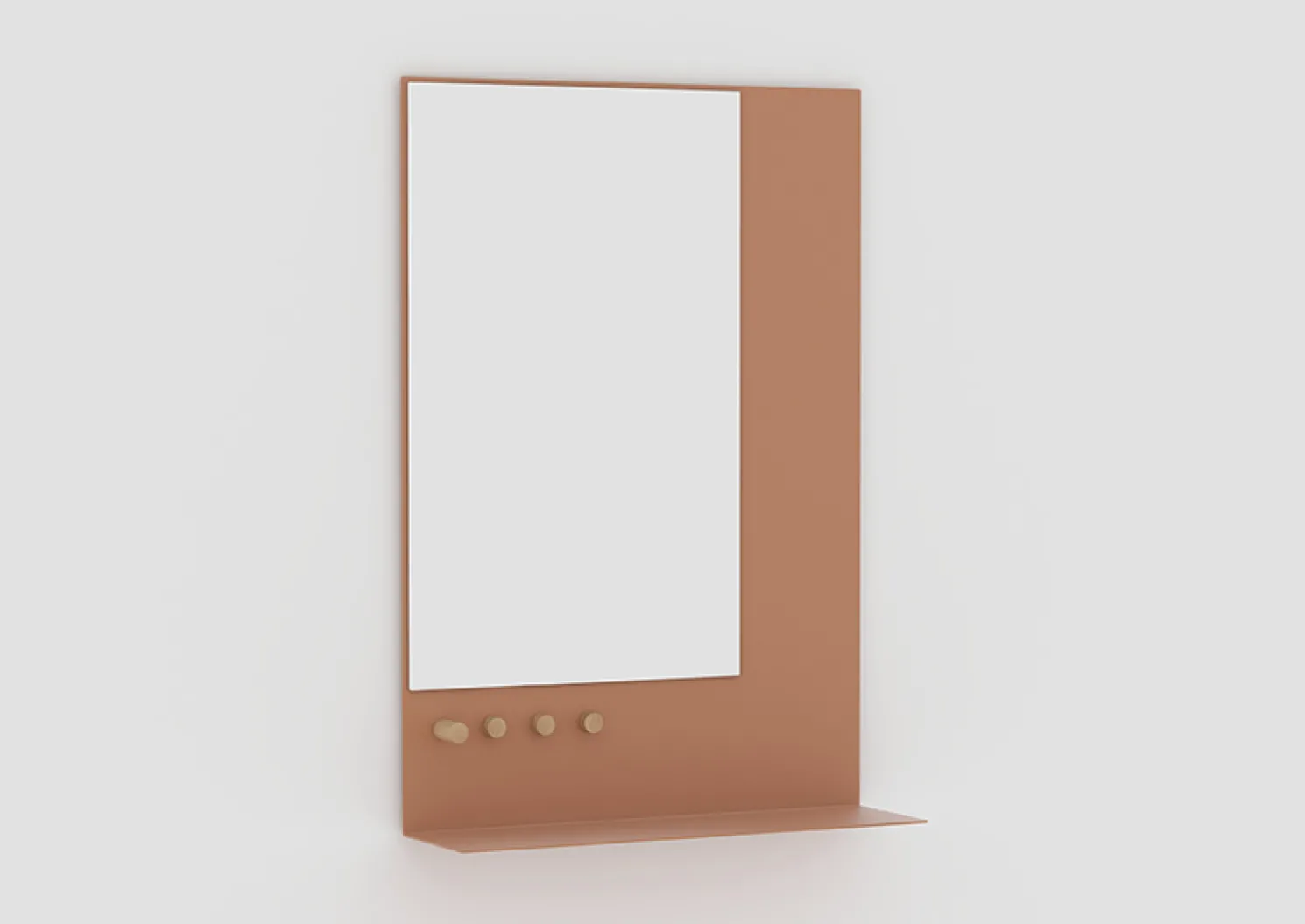 Konstantin Slawinski Wandspiegel EL MIRROR beigerot