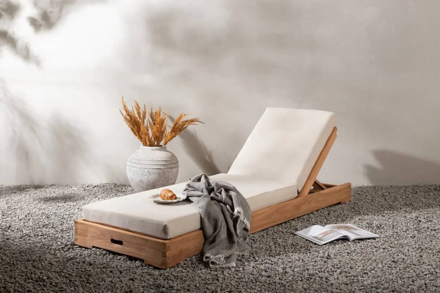 Venture Design Kenia Holz-Sonnenliege Teak